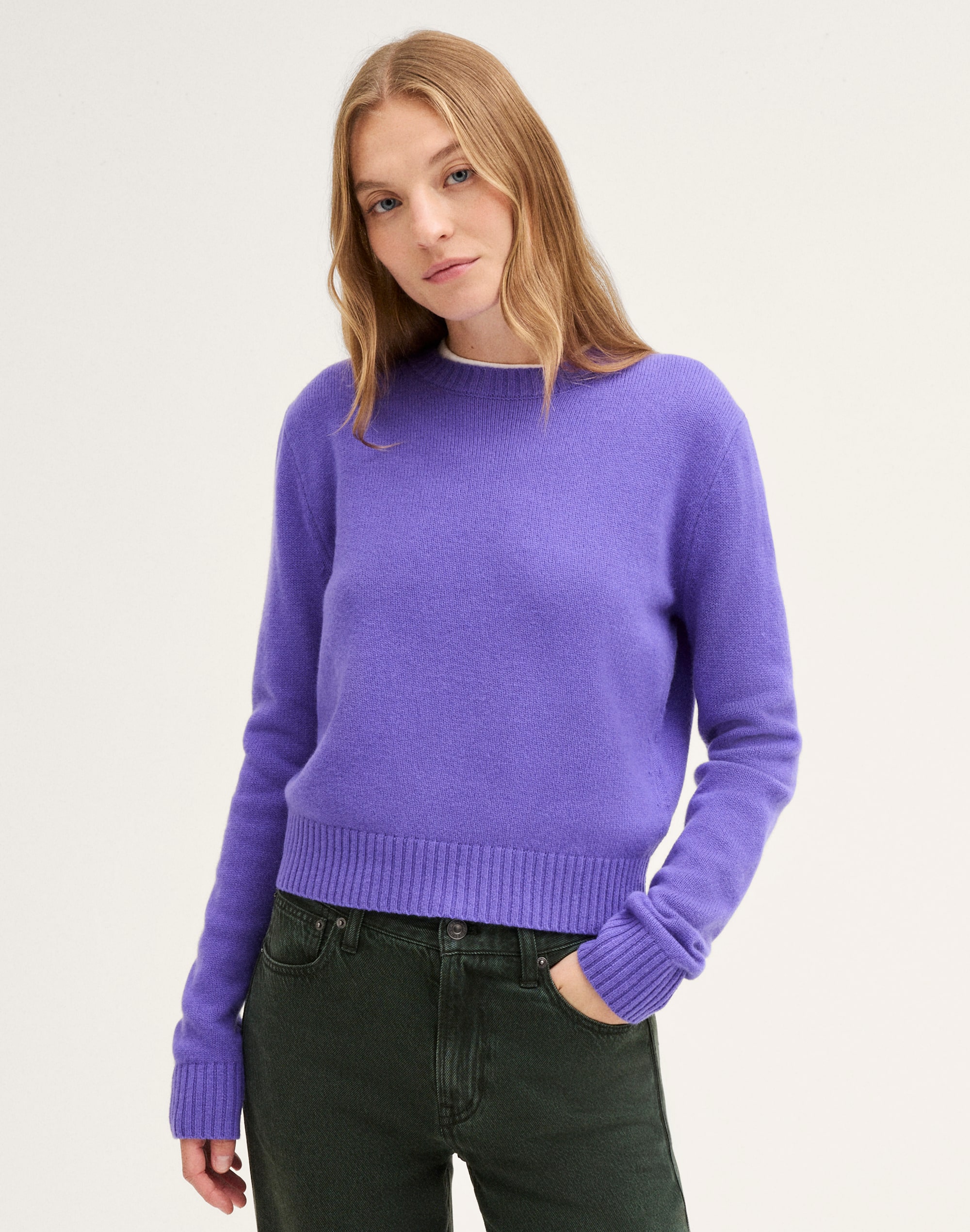 The Mila Crewneck in 100% SoftWool