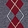 HTHR GREY AND MERLOT ARGYLE