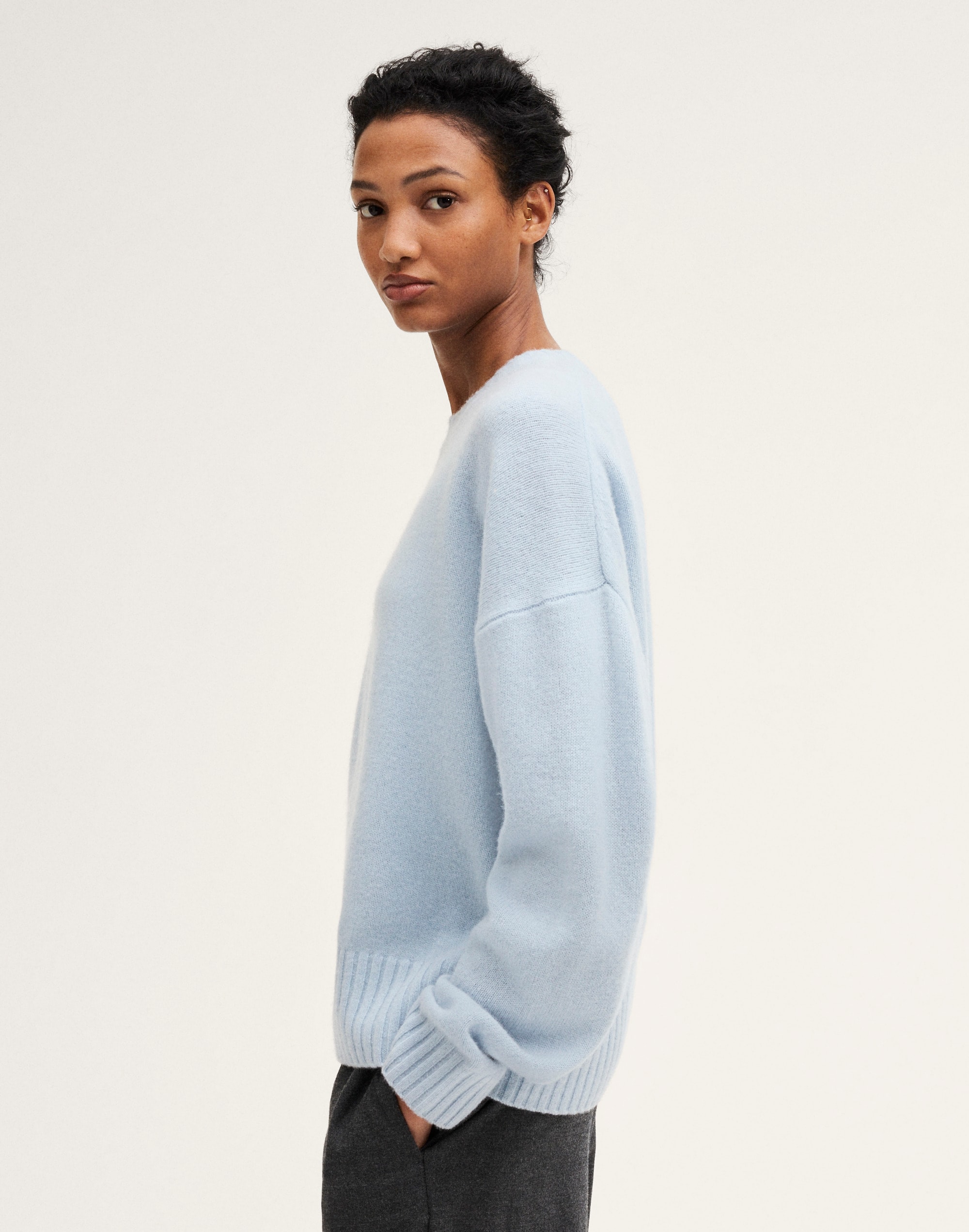 The Cora Sweater in Snowspun