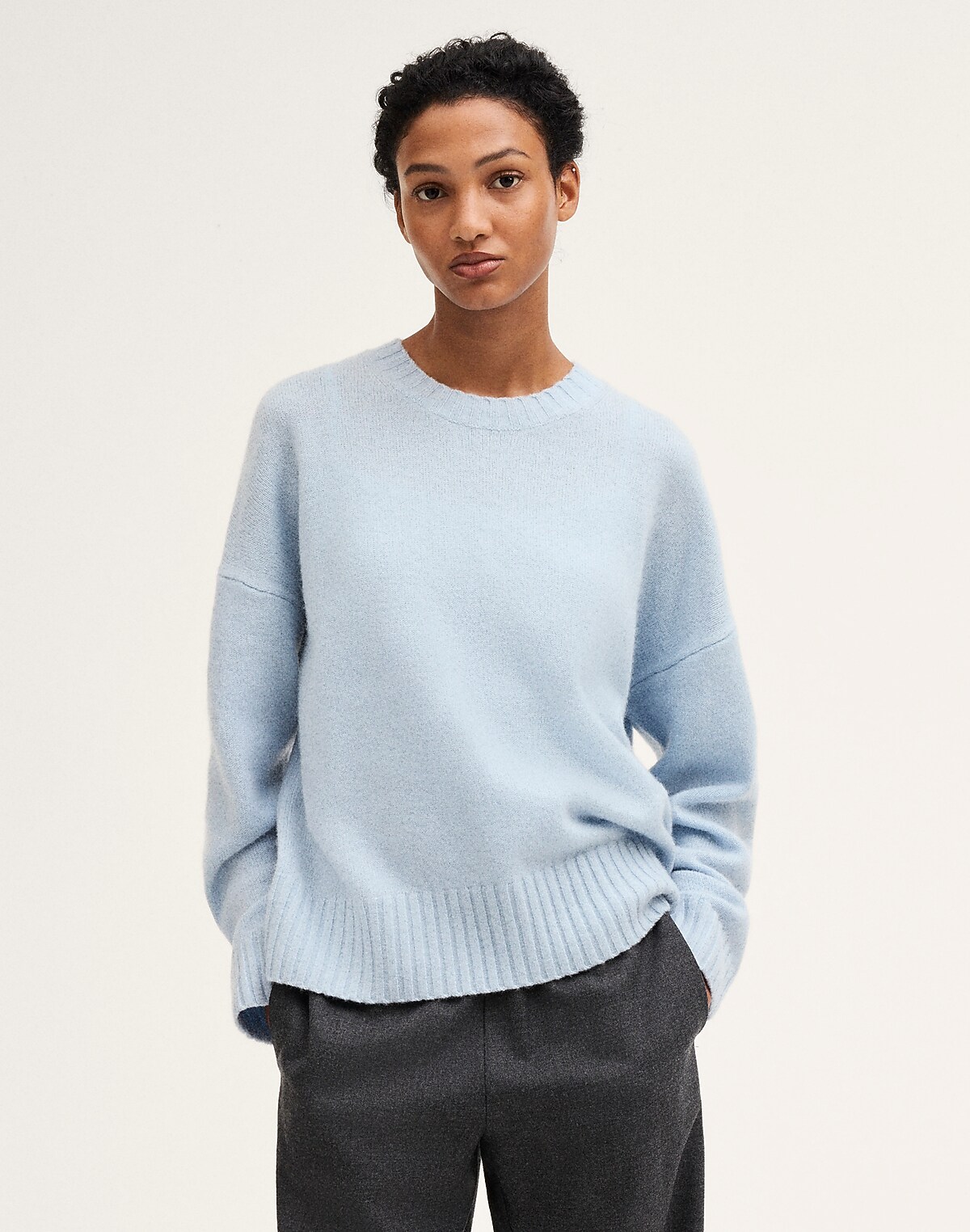 The Cora Sweater in Snowspun