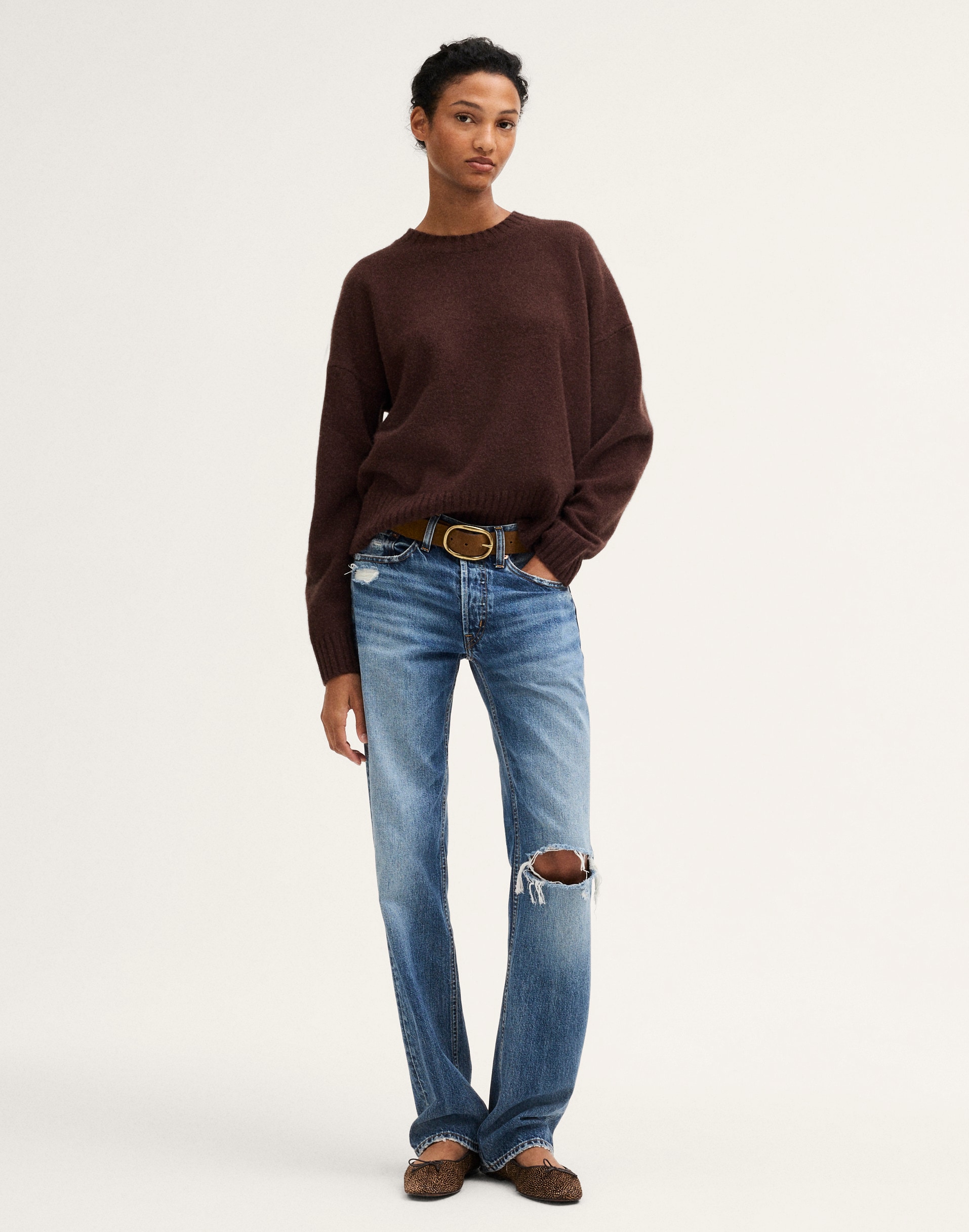 The Cora Sweater in Snowspun