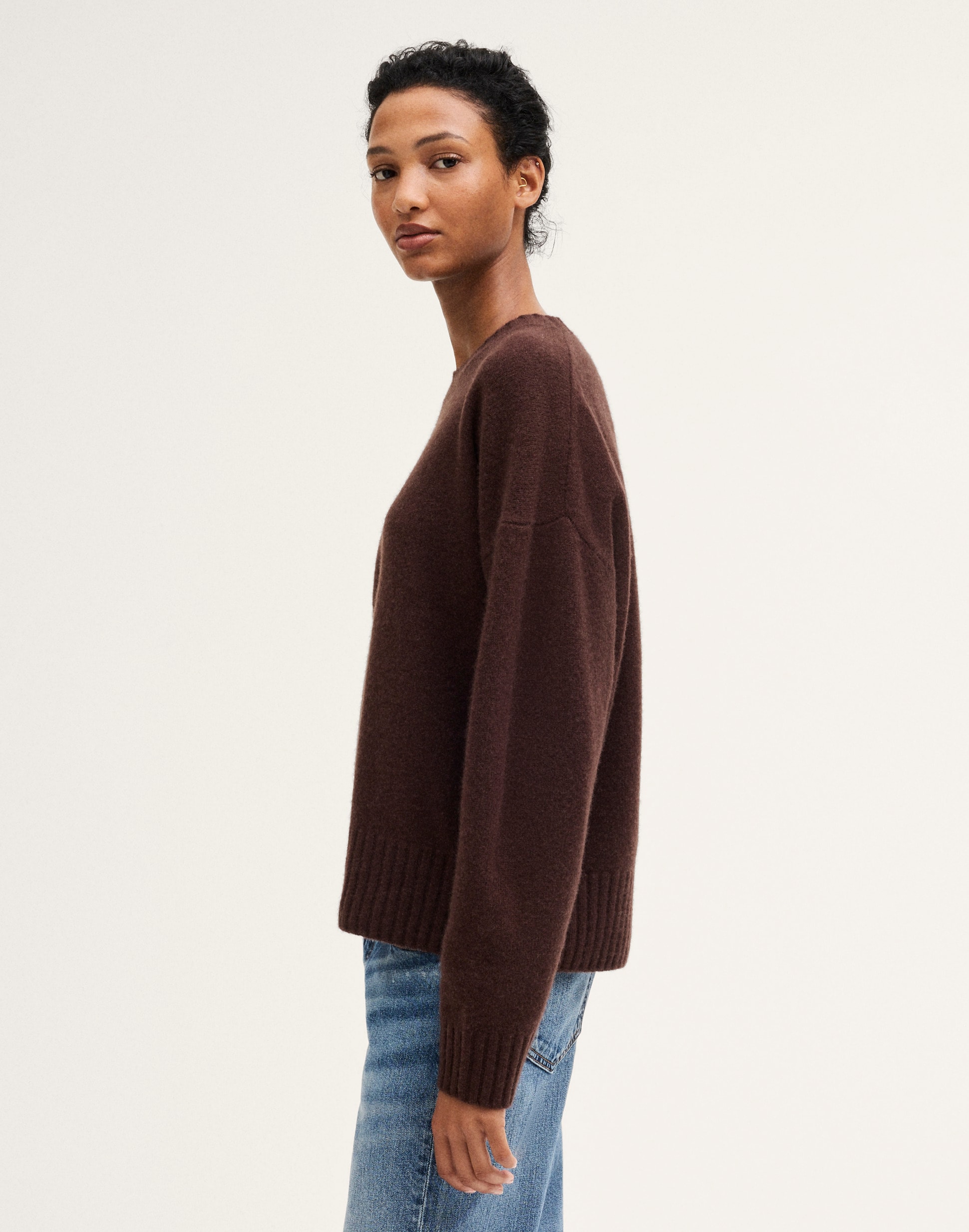 The Cora Sweater in Snowspun