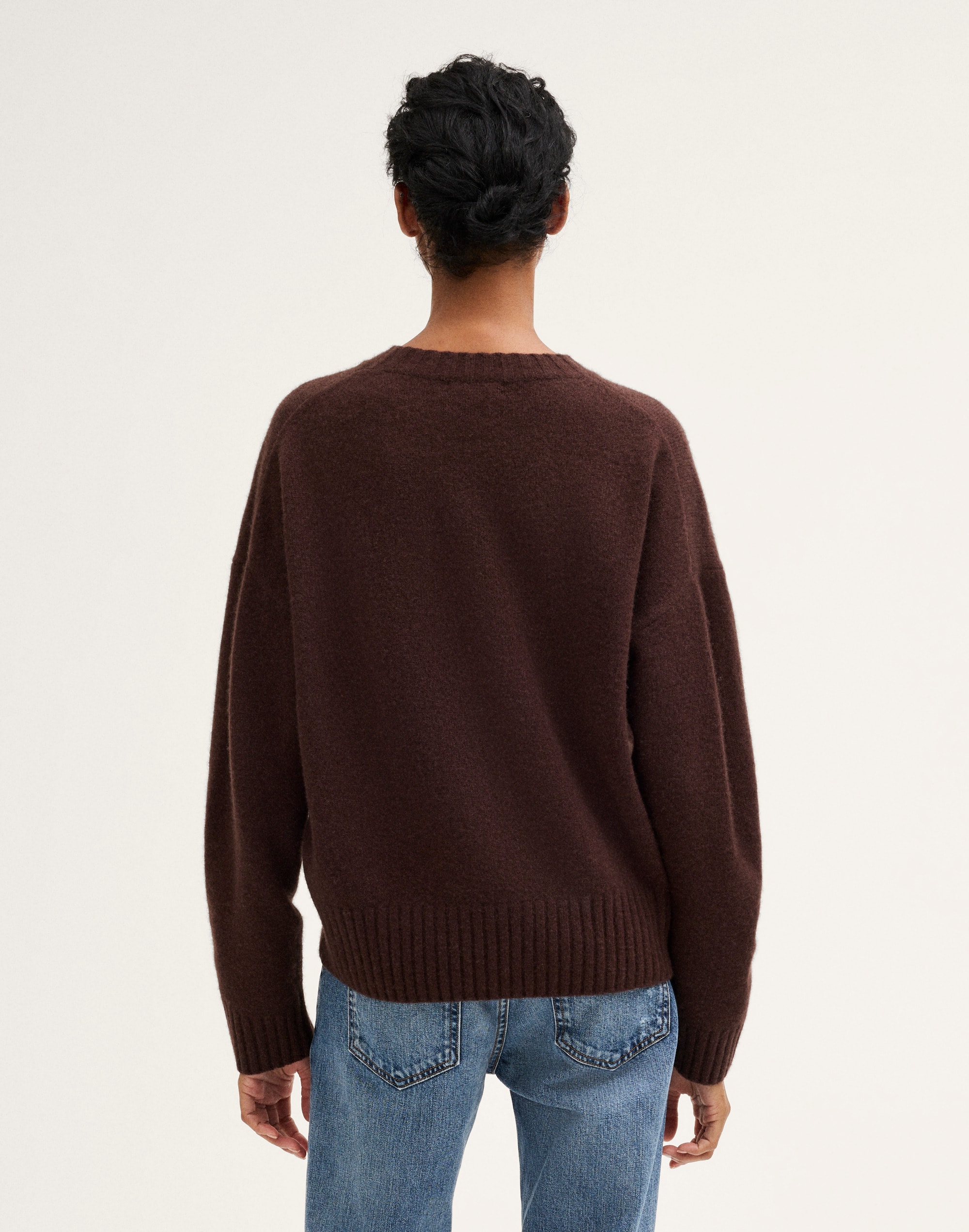 The Cora Sweater in Snowspun