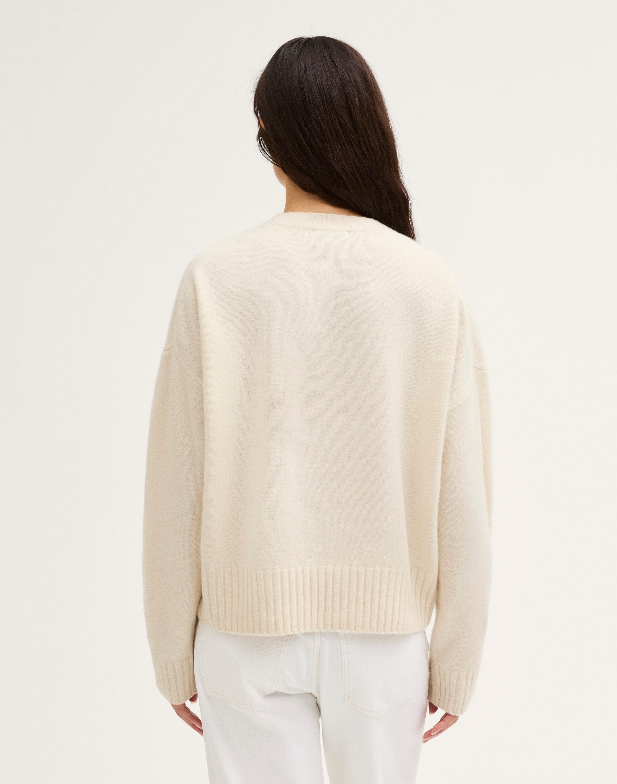 The Cora Sweater in Snowspun