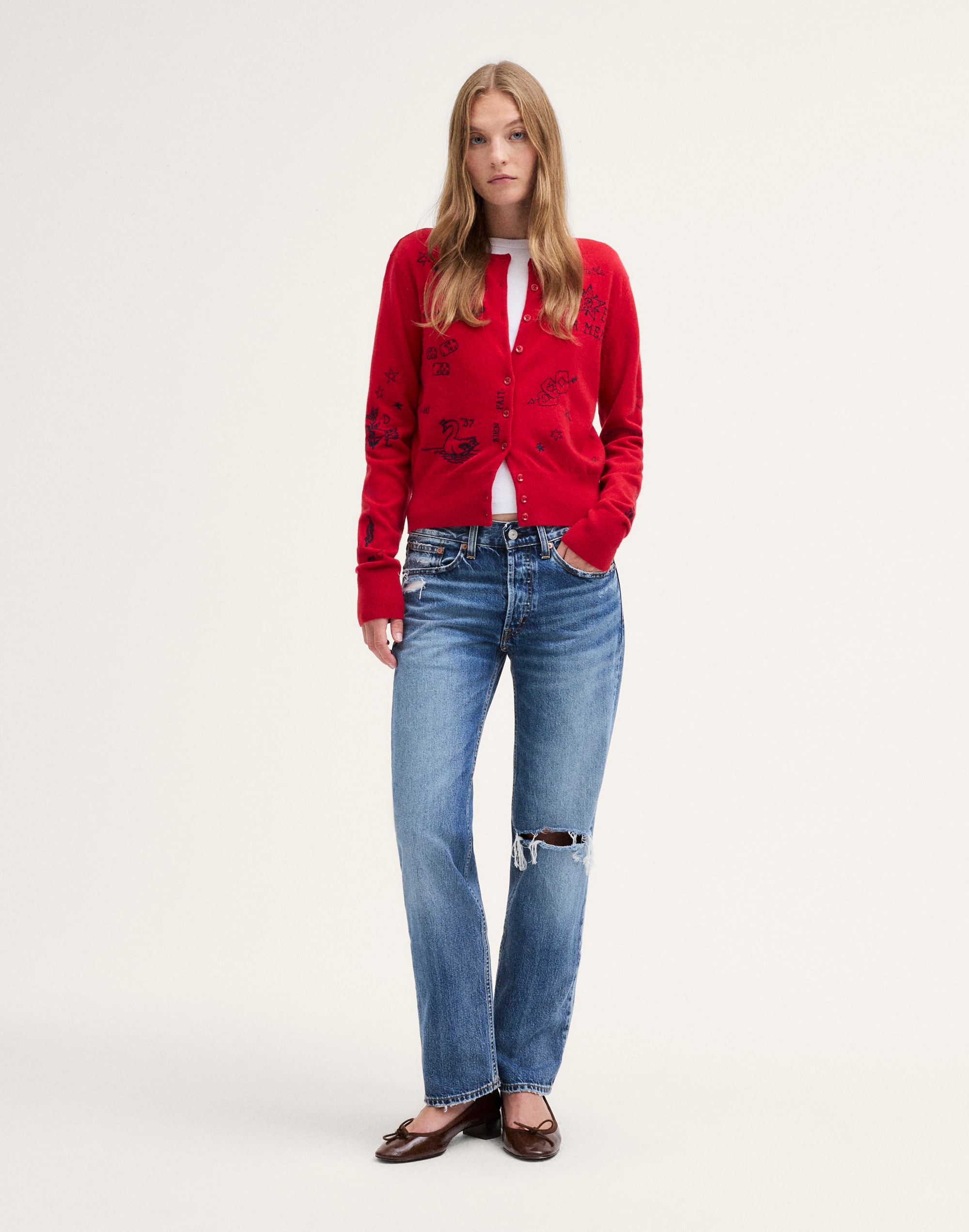 The Sophia Cardigan in 100% SoftWool