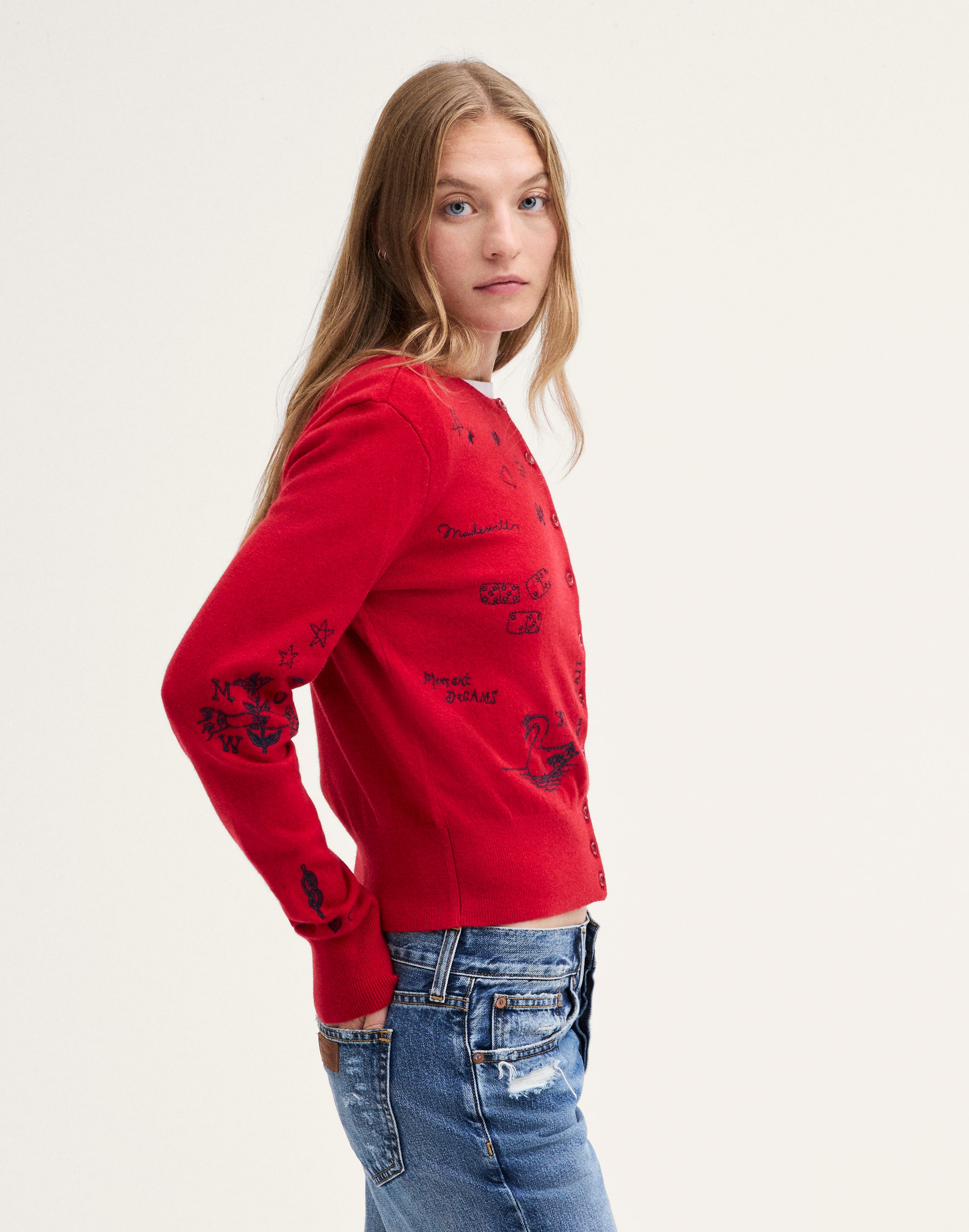 The Sophia Cardigan in 100% SoftWool