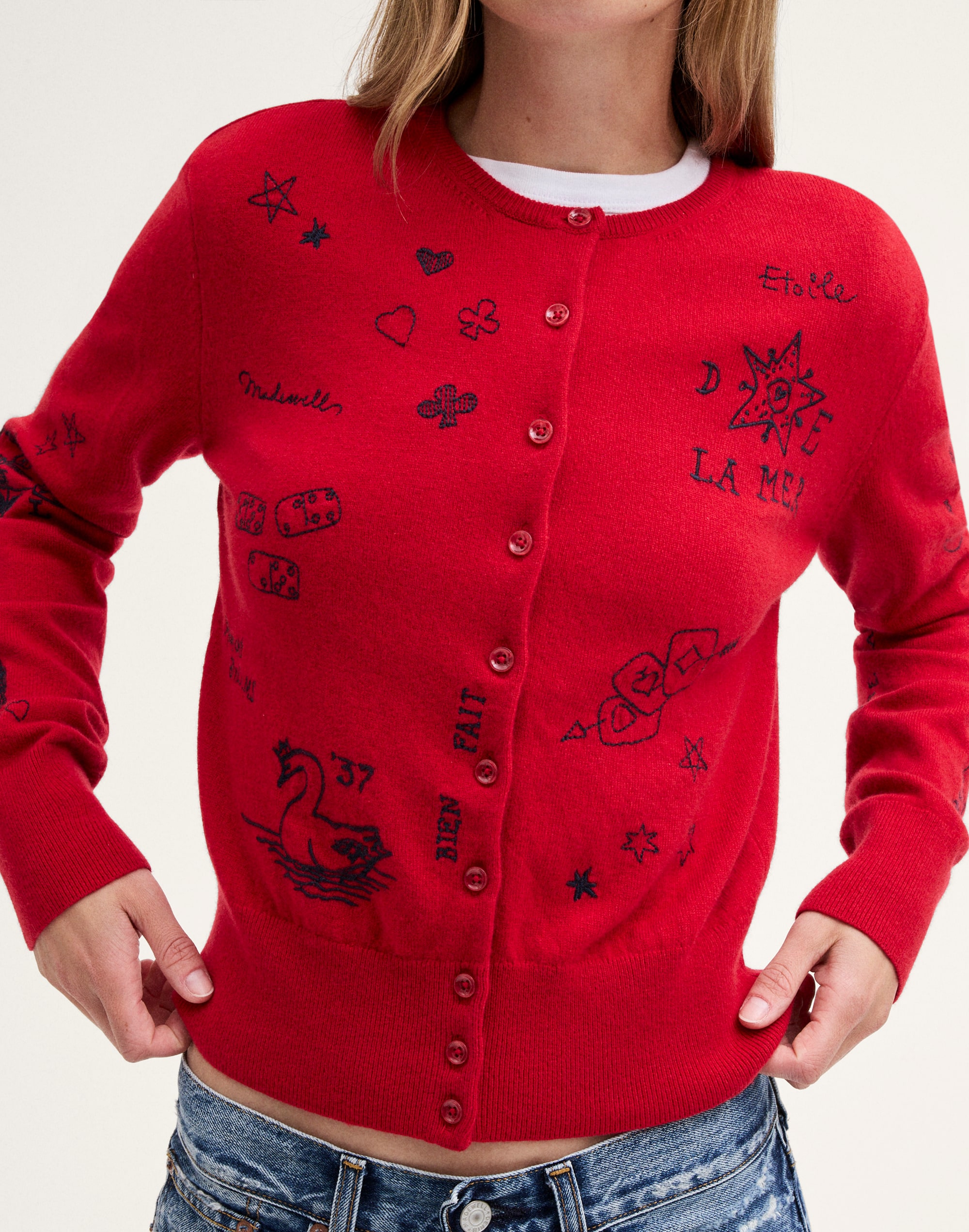 The Sophia Cardigan in 100% SoftWool
