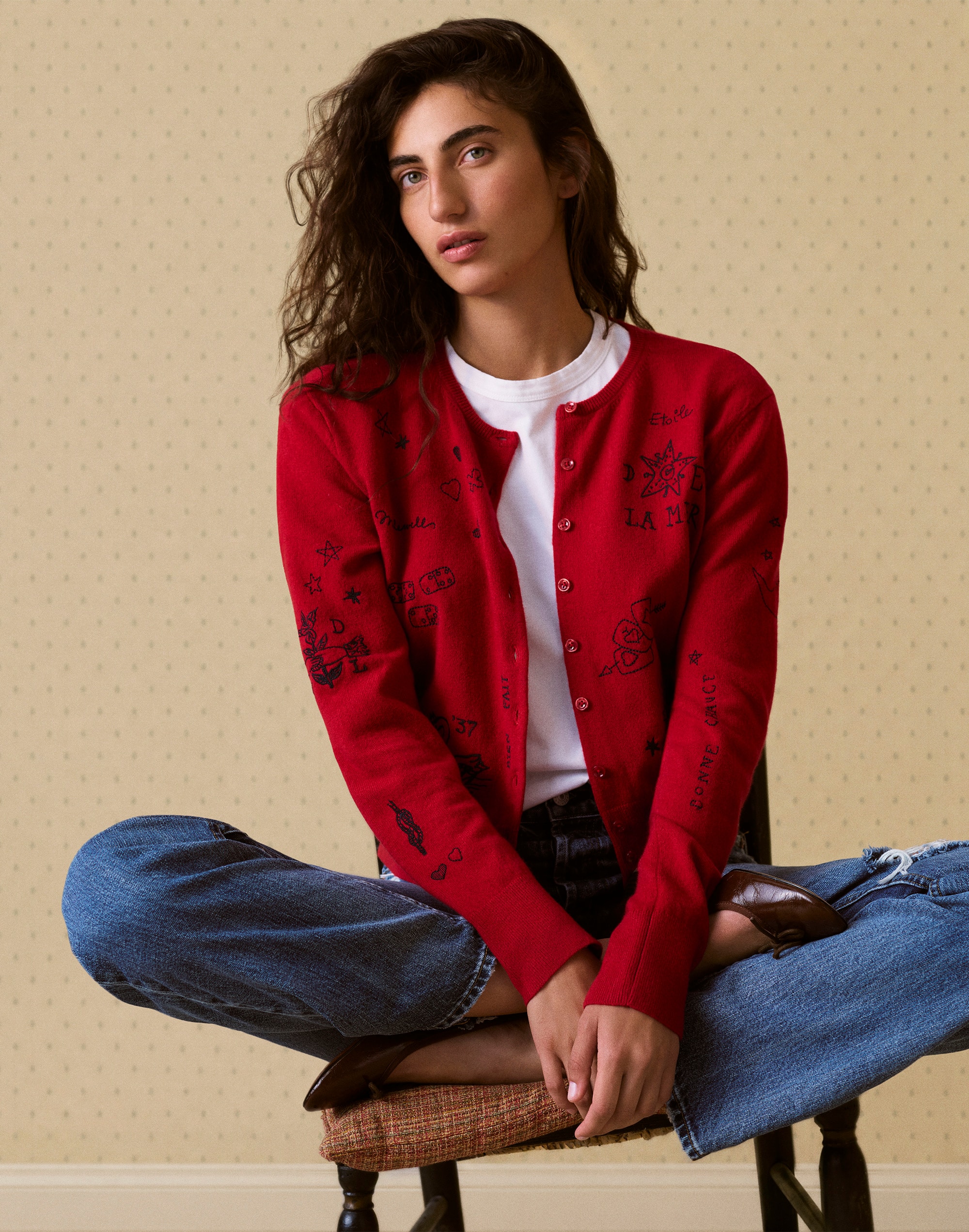 The Sophia Cardigan in 100% SoftWool