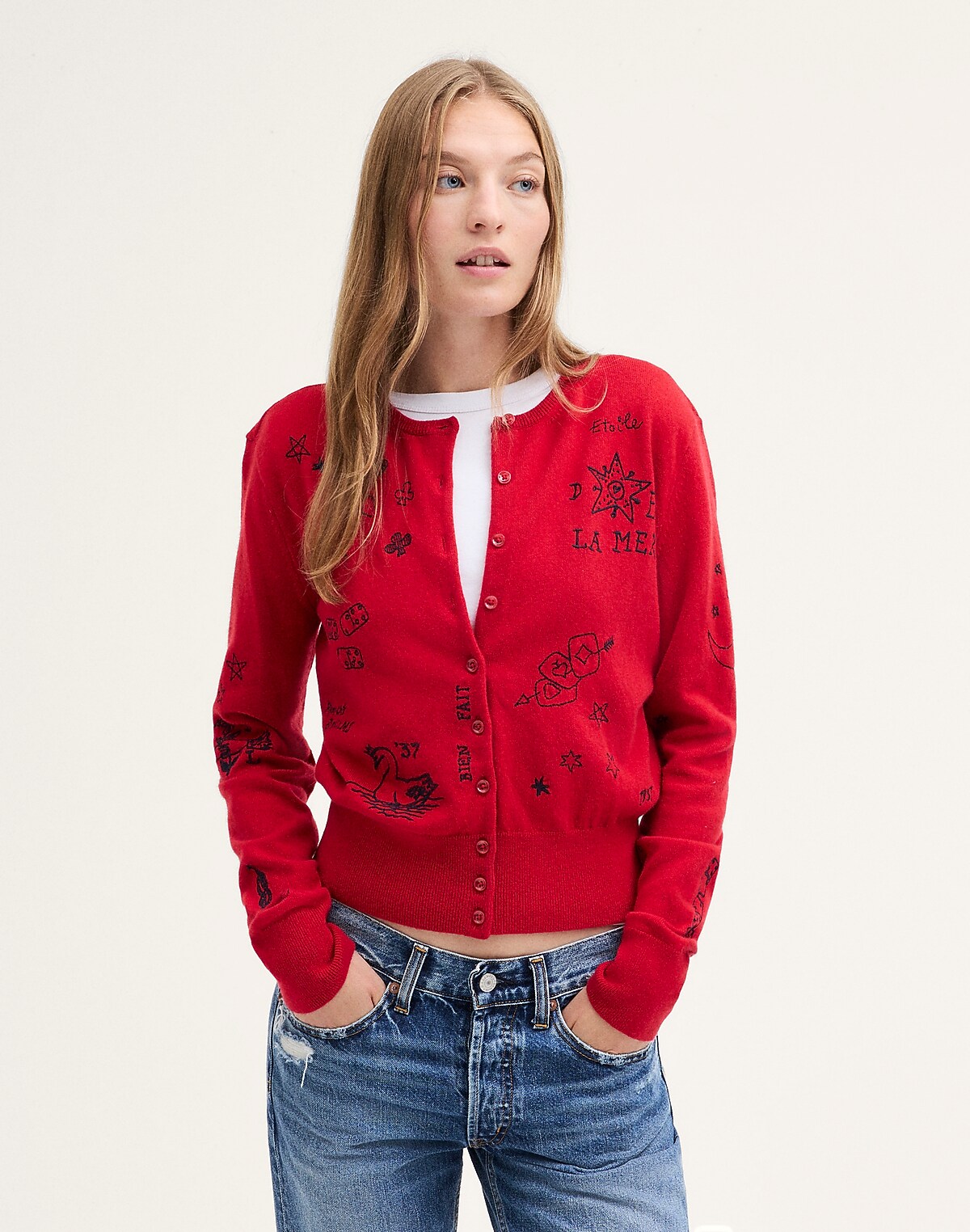The Sophia Cardigan in 100% SoftWool