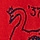RED WITH NAVY EMBROIDERY