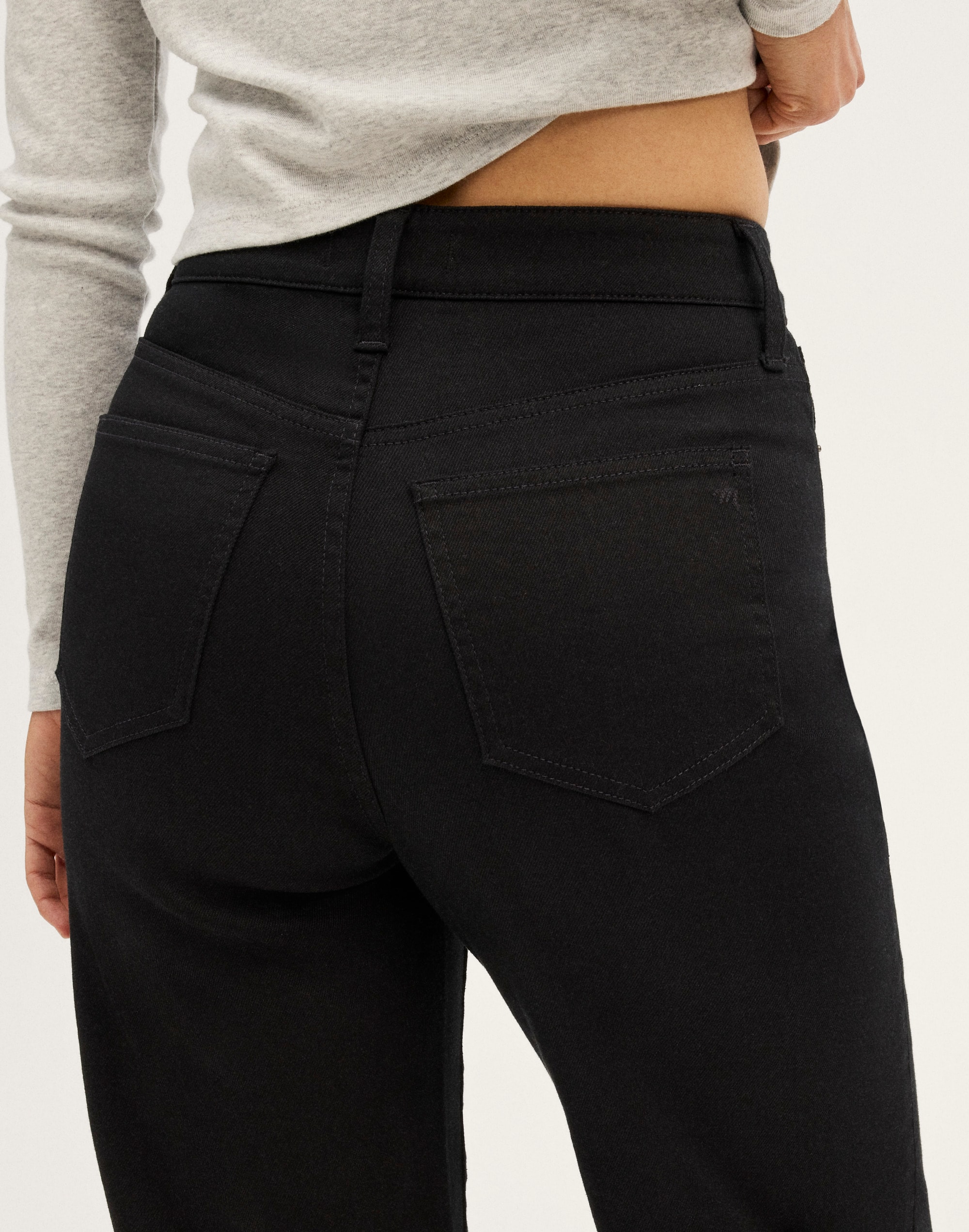 The Curvy Wide-Leg Jean in Super Stretch Denim