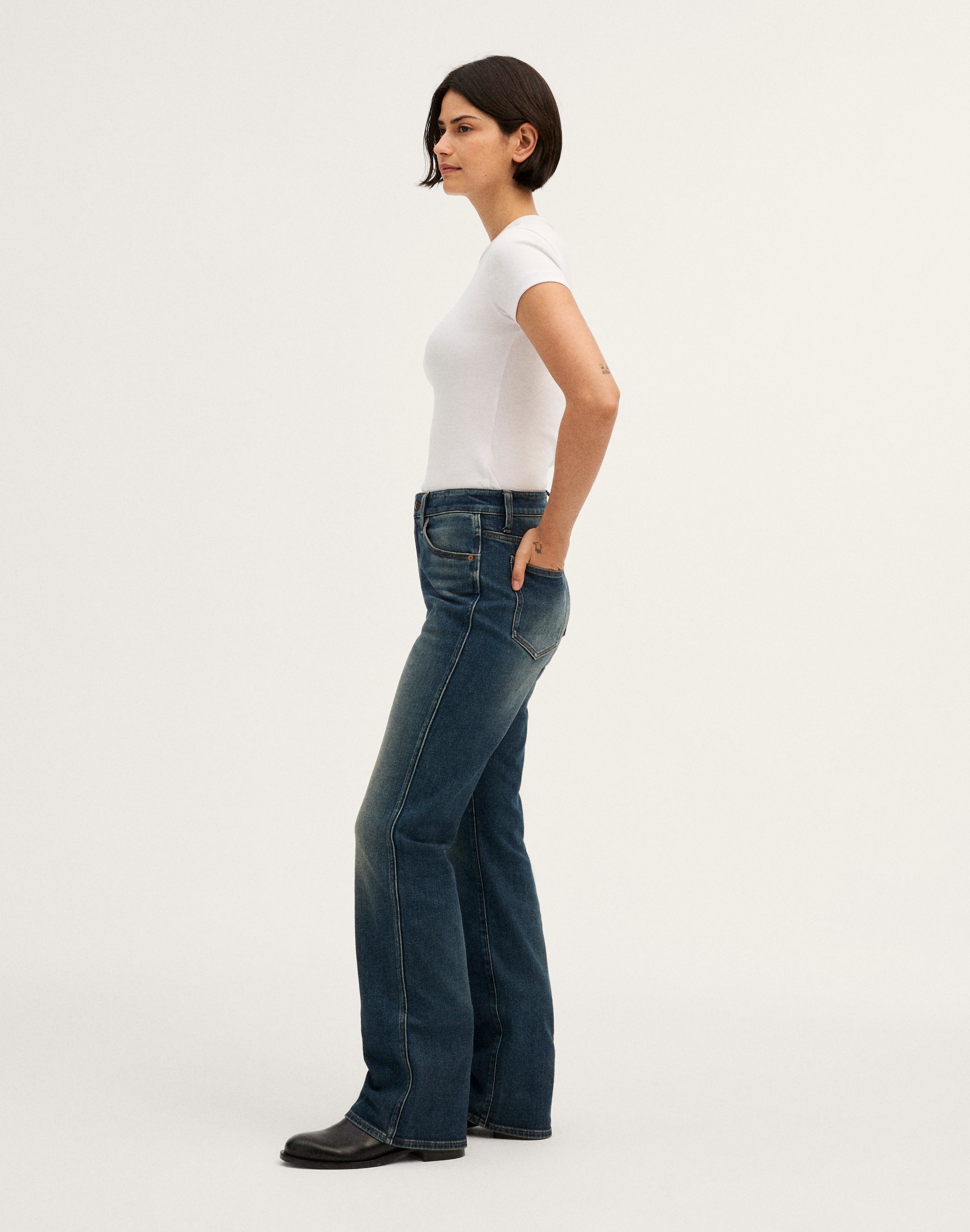 Curvy Relaxed Bootcut Jeans