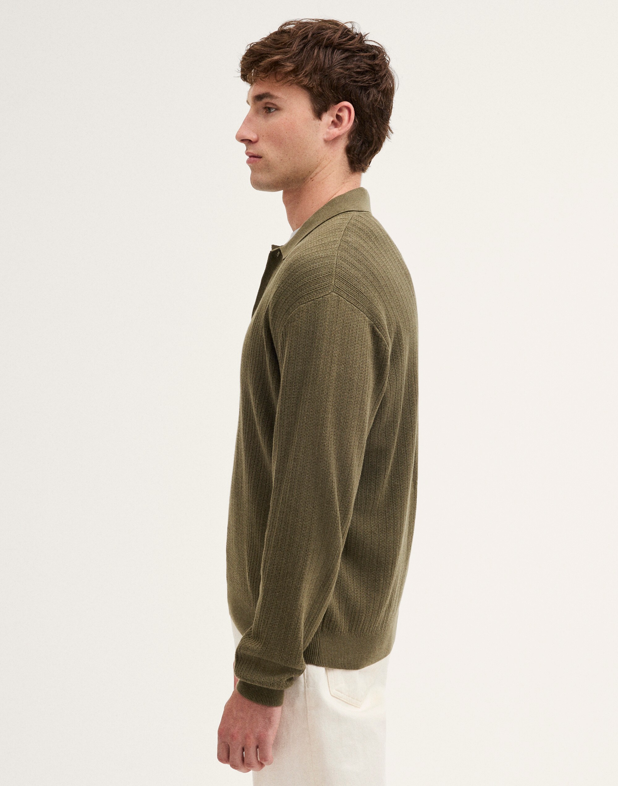 Long-Sleeve Polo Shirt