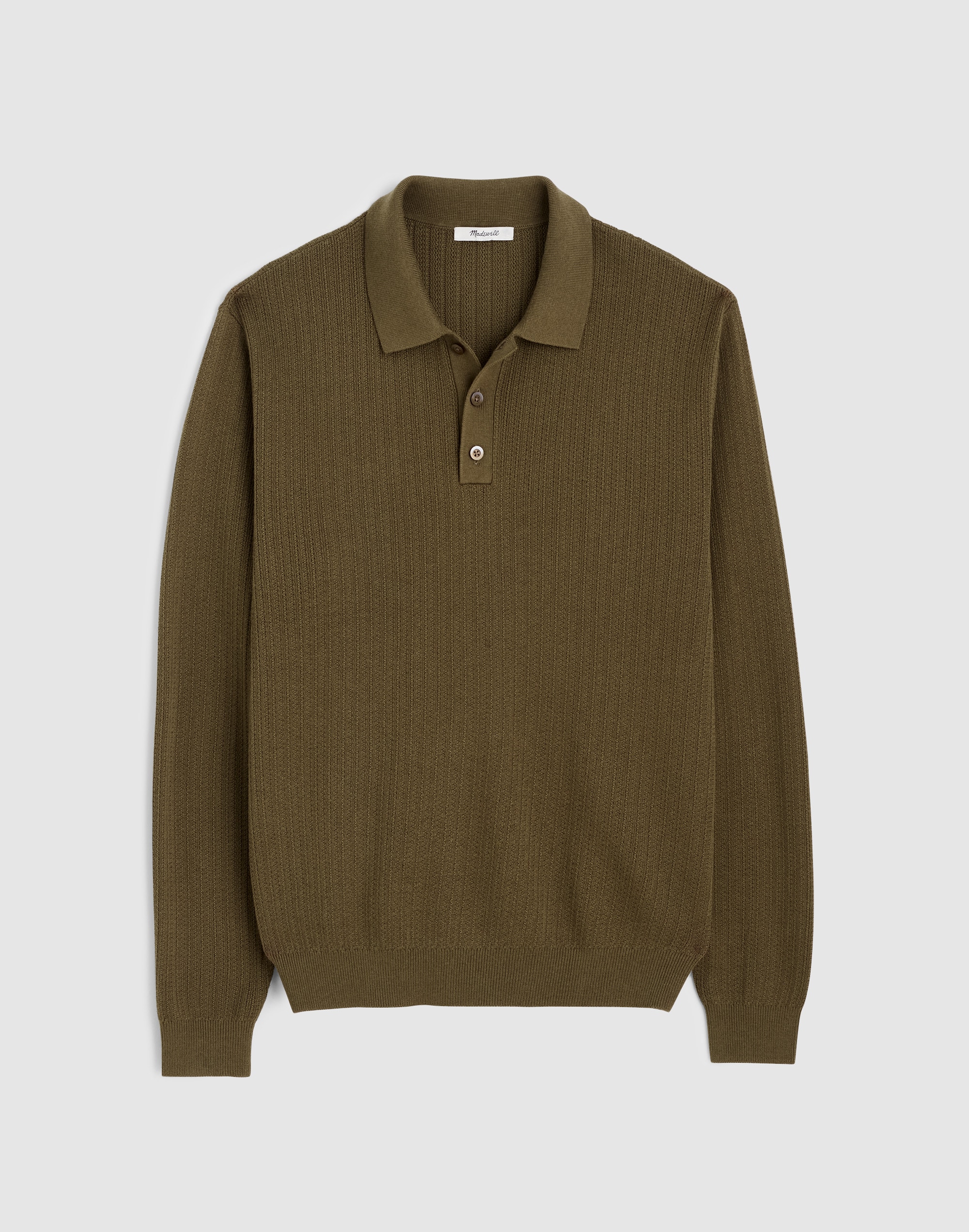 Long-Sleeve Polo Shirt