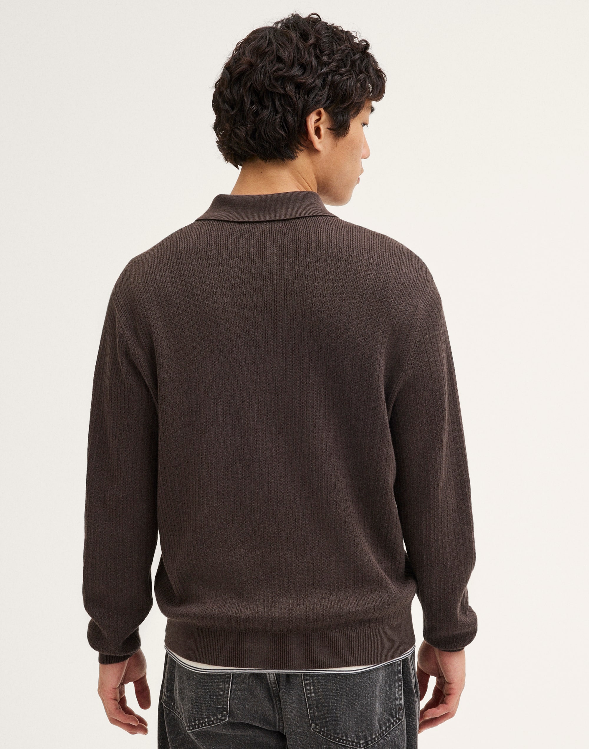 Long-Sleeve Polo Shirt