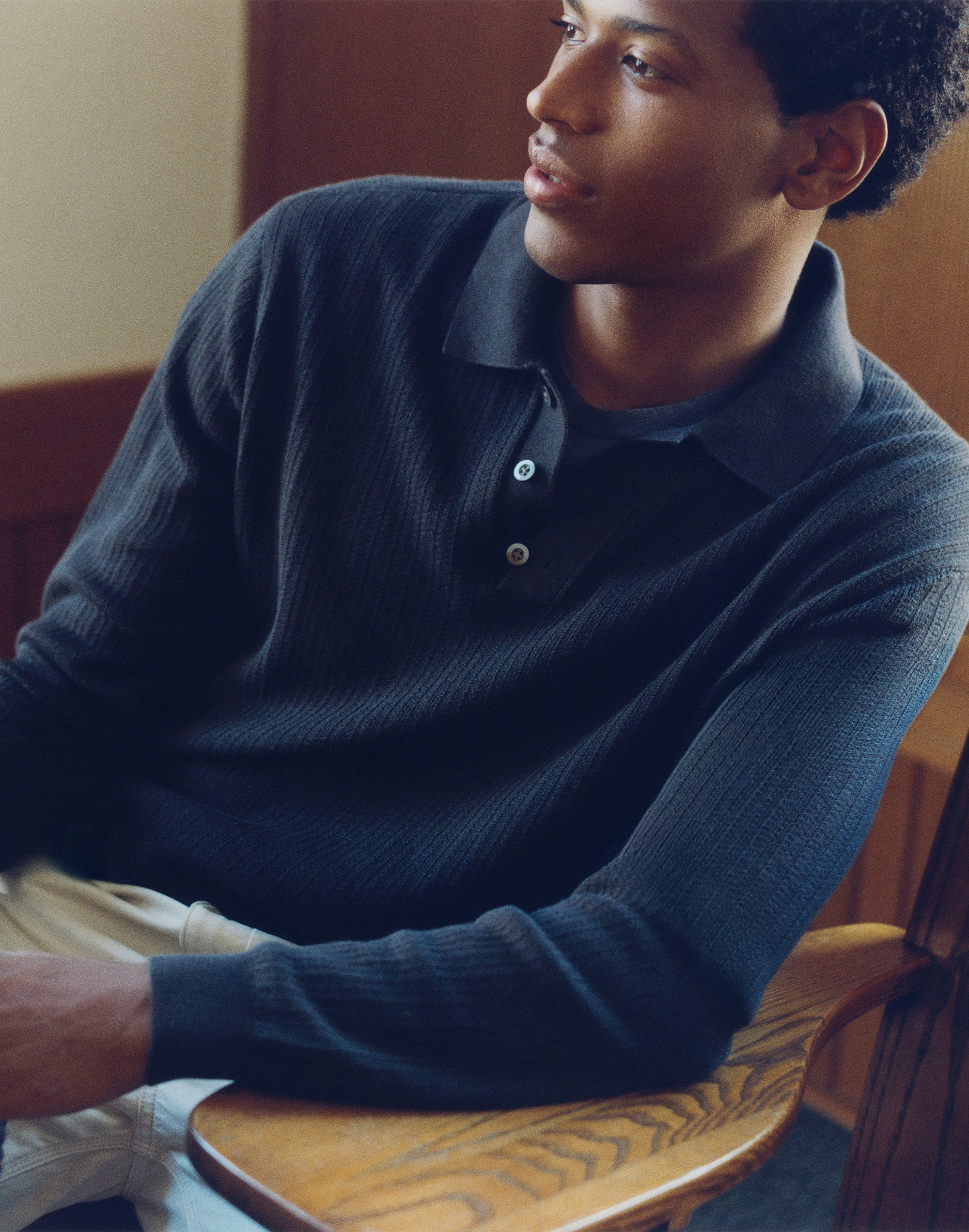 Long-Sleeve Polo Shirt