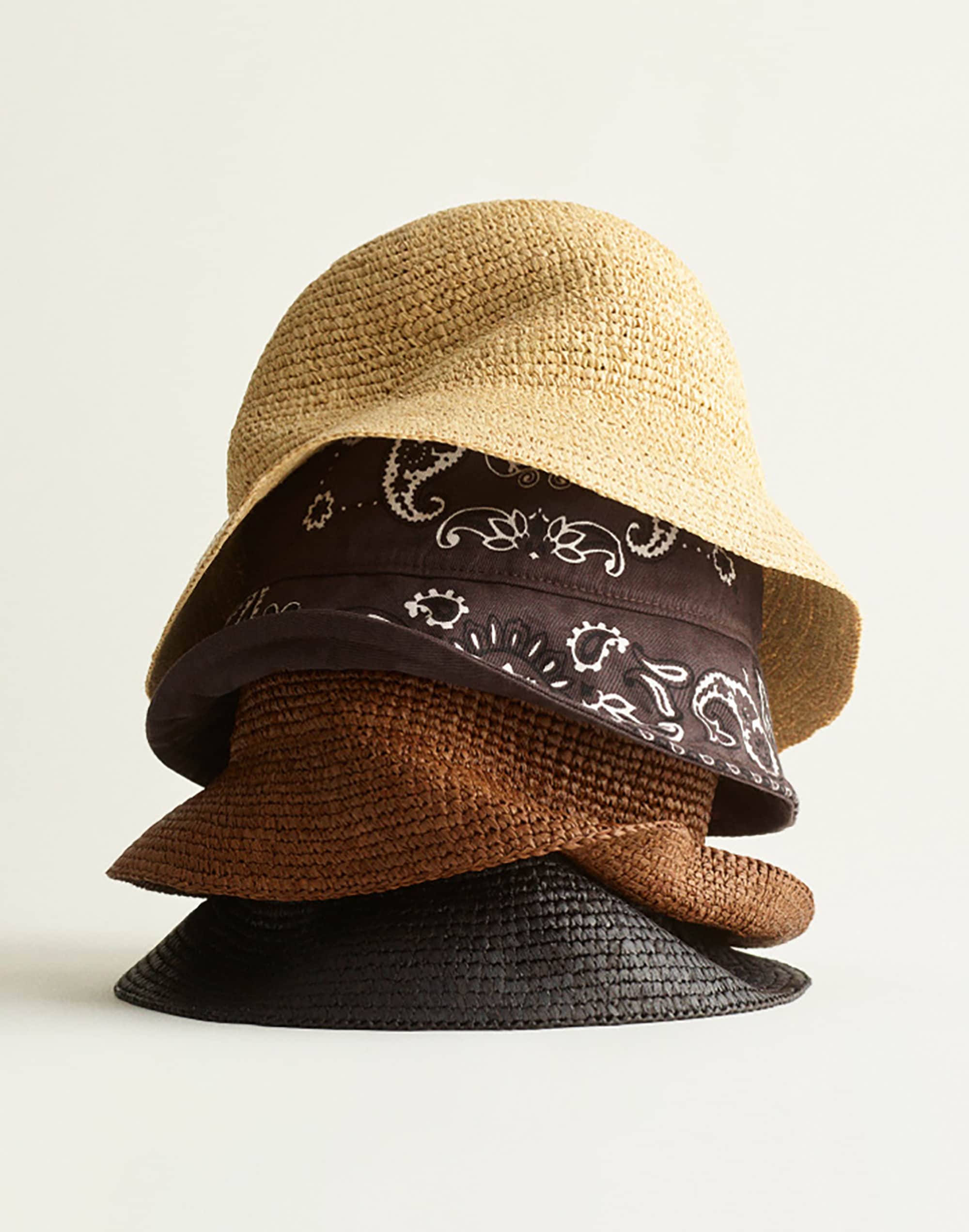 Bandana-Print Bucket Hat