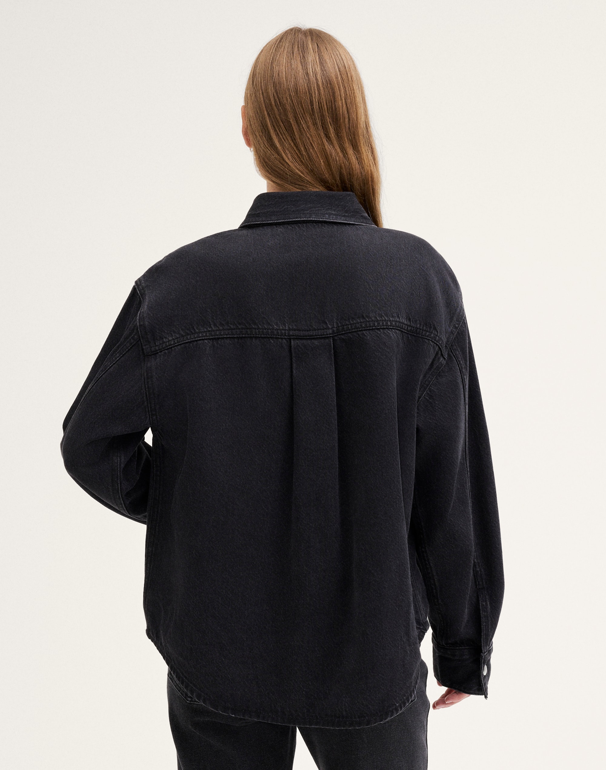 Shirt-Jacket in Airy Denim