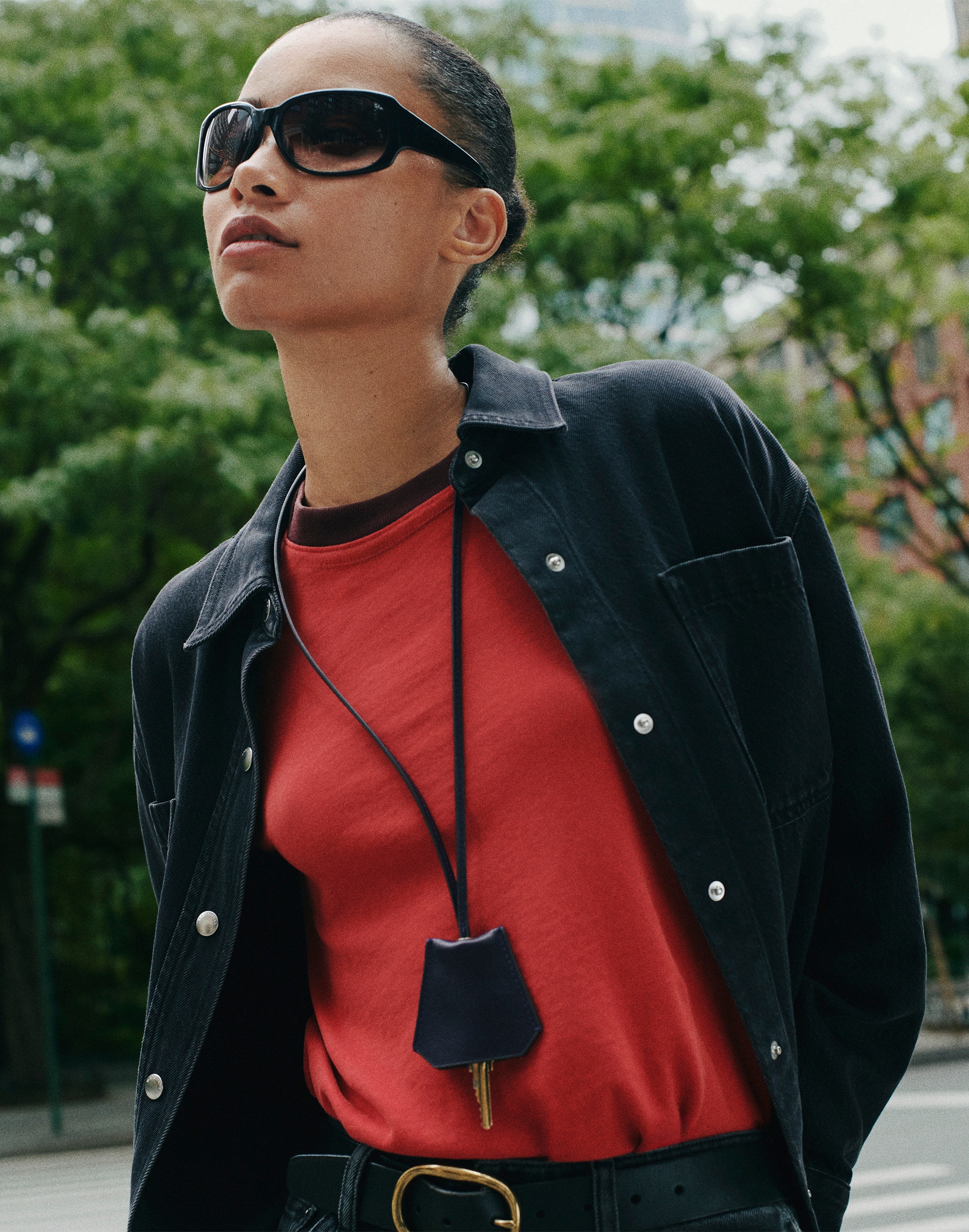 Shirt-Jacket in Airy Denim
