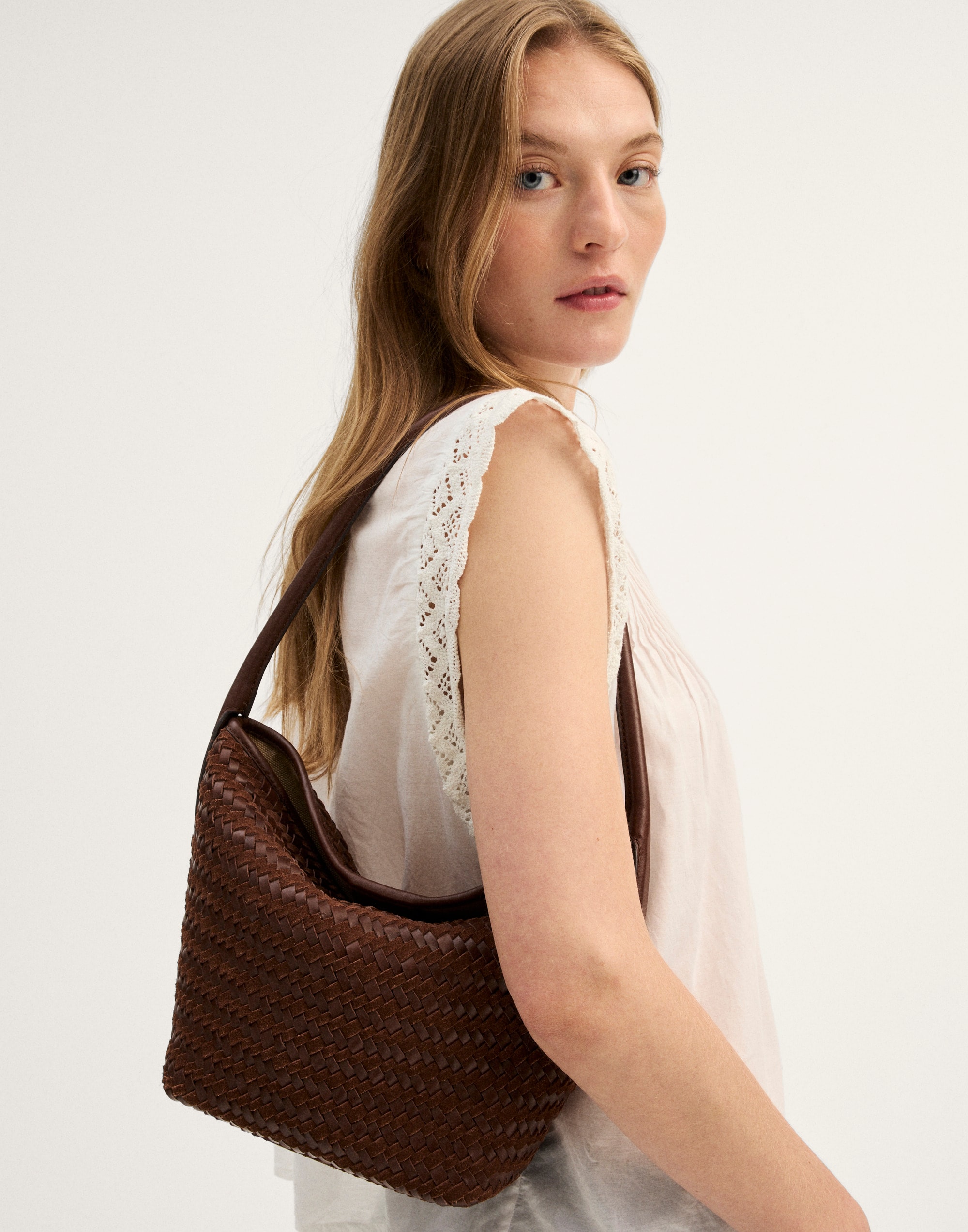 The Signature Woven Shoulder Bag