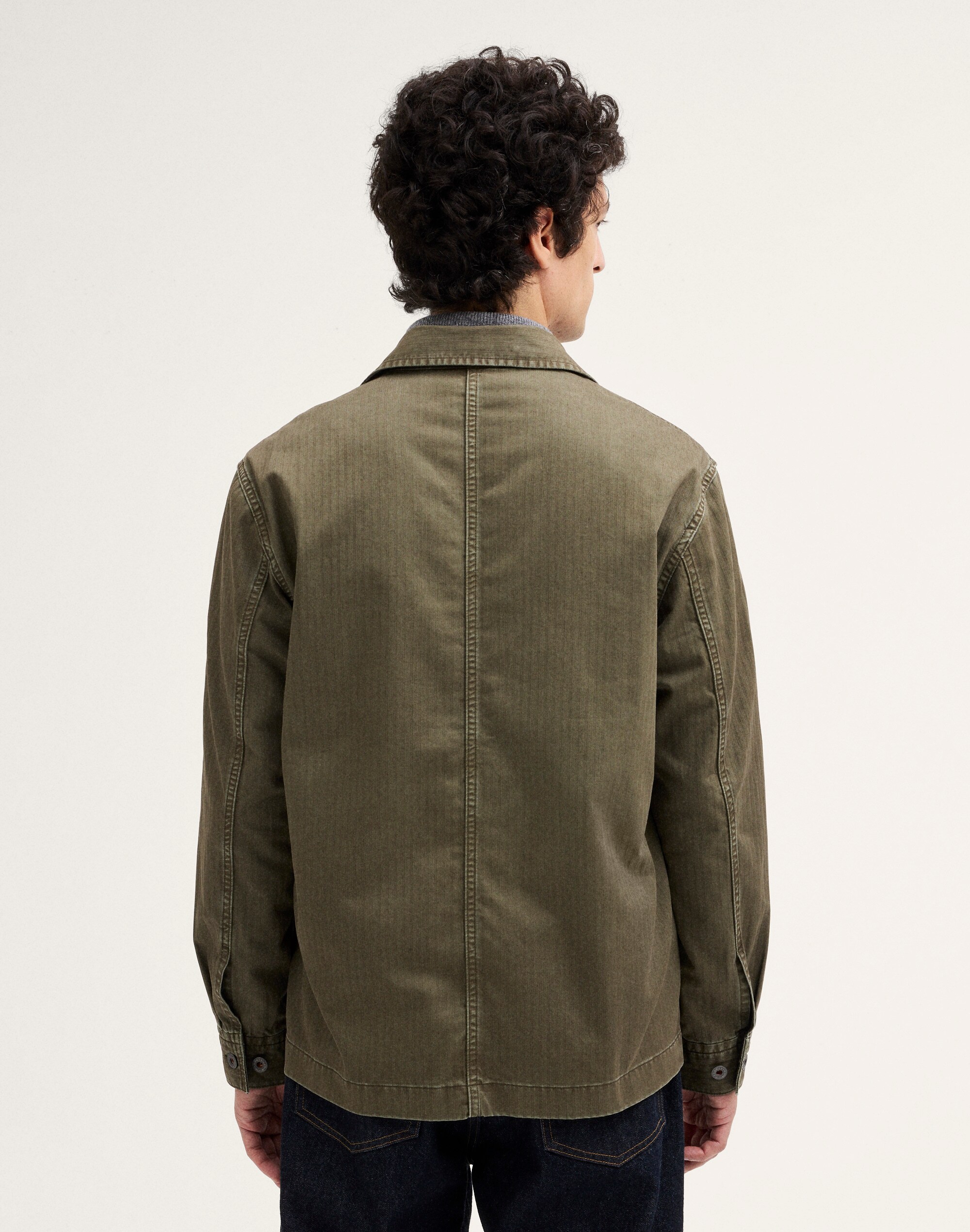 Herringbone Shirt-Jacket