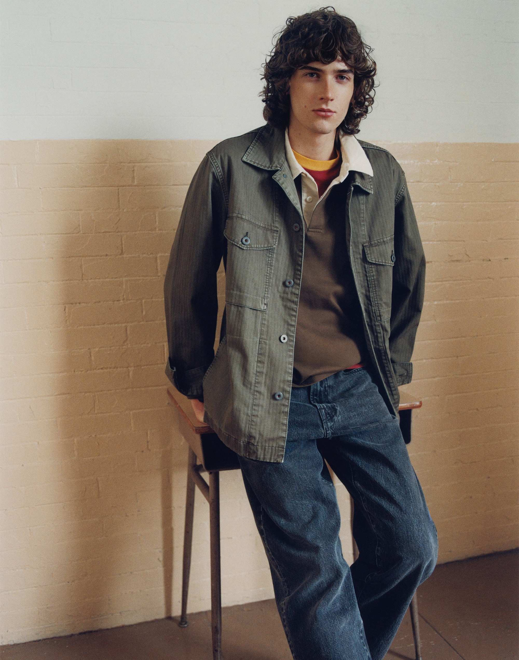 Herringbone Shirt-Jacket