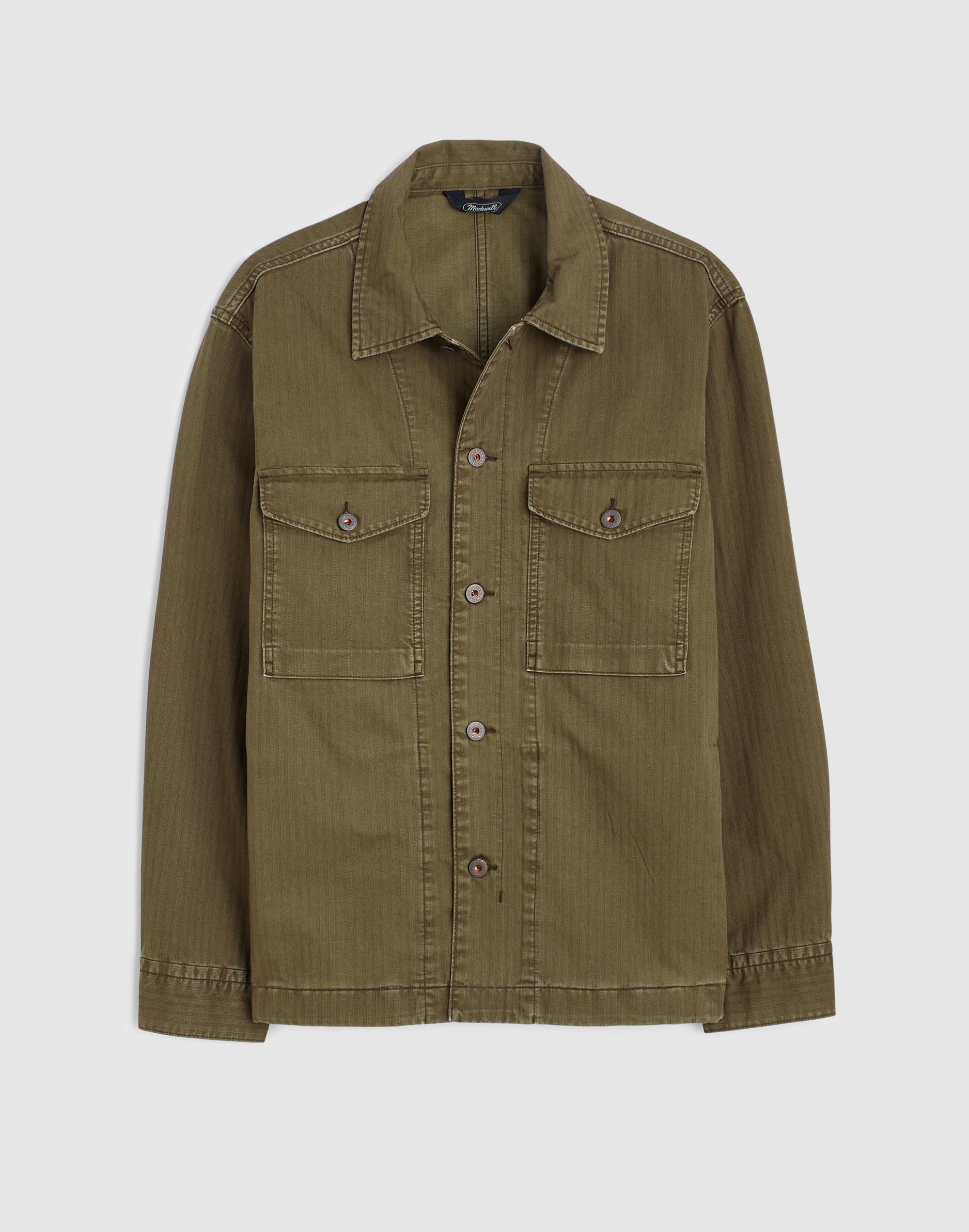 Herringbone Shirt-Jacket