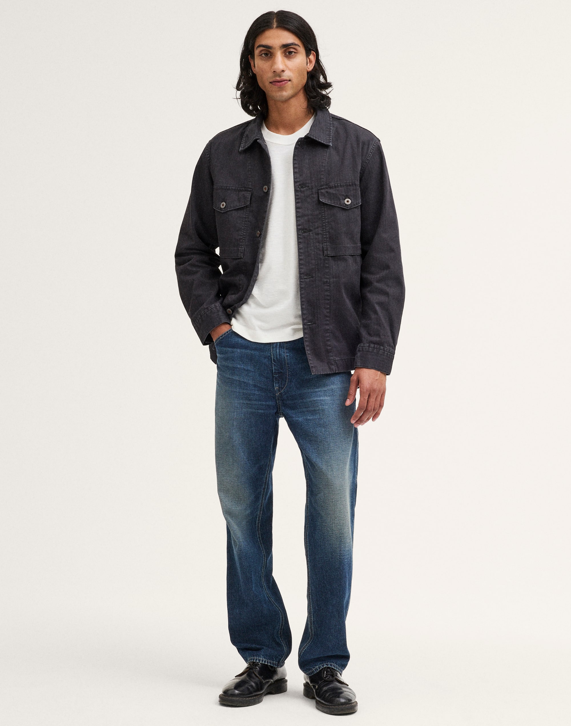 Herringbone Shirt-Jacket