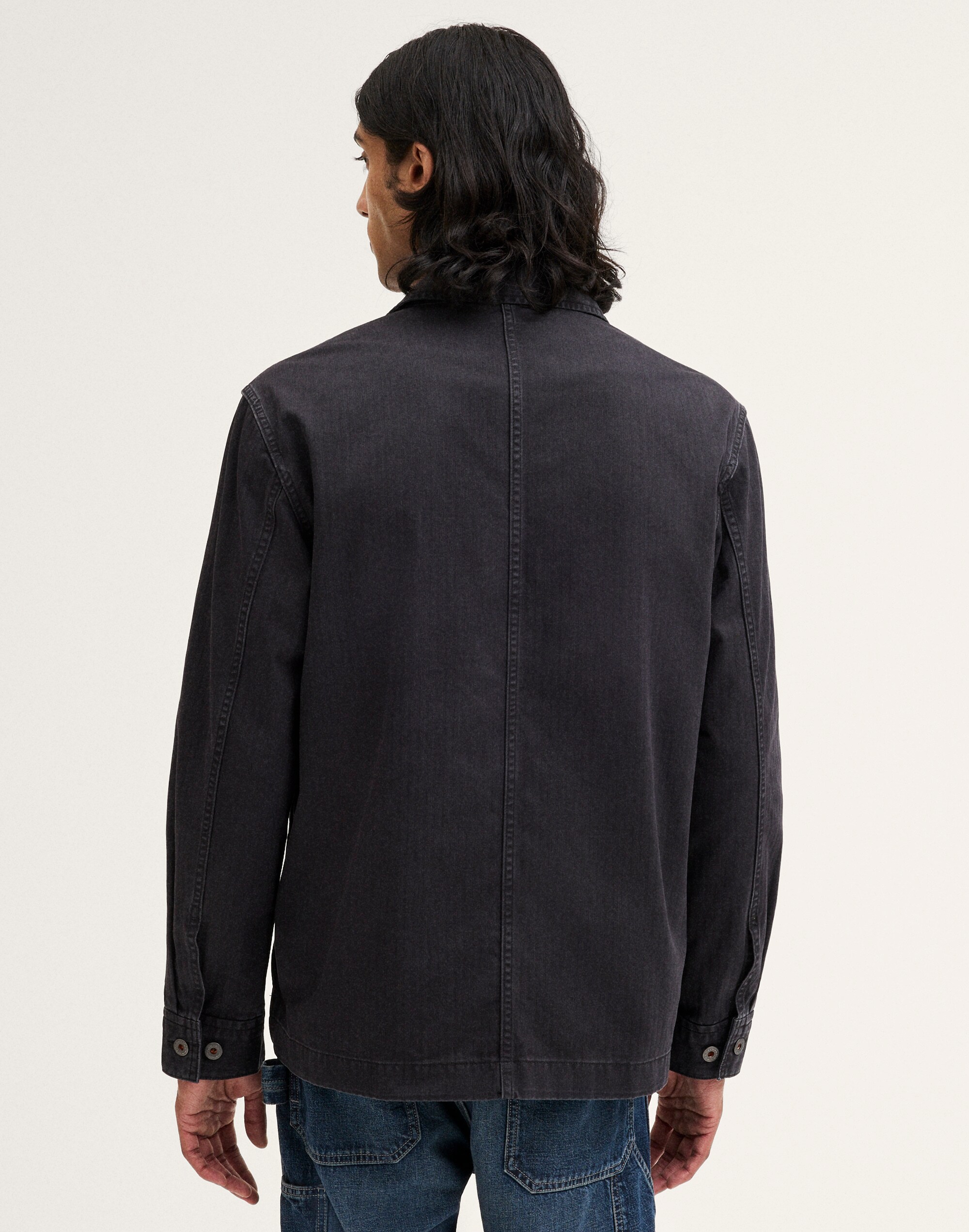 Herringbone Shirt-Jacket