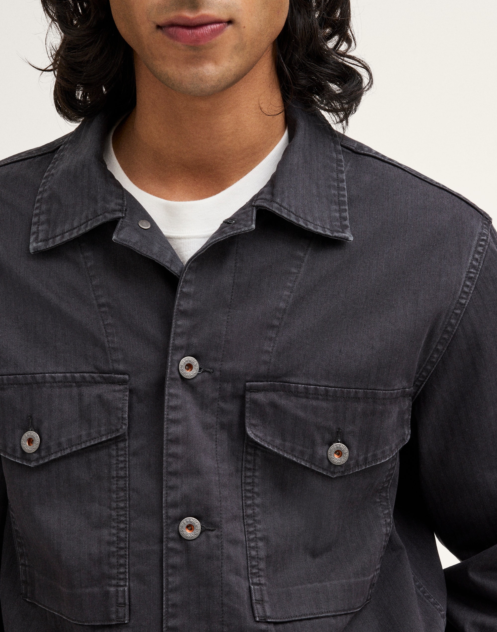 Herringbone Shirt-Jacket