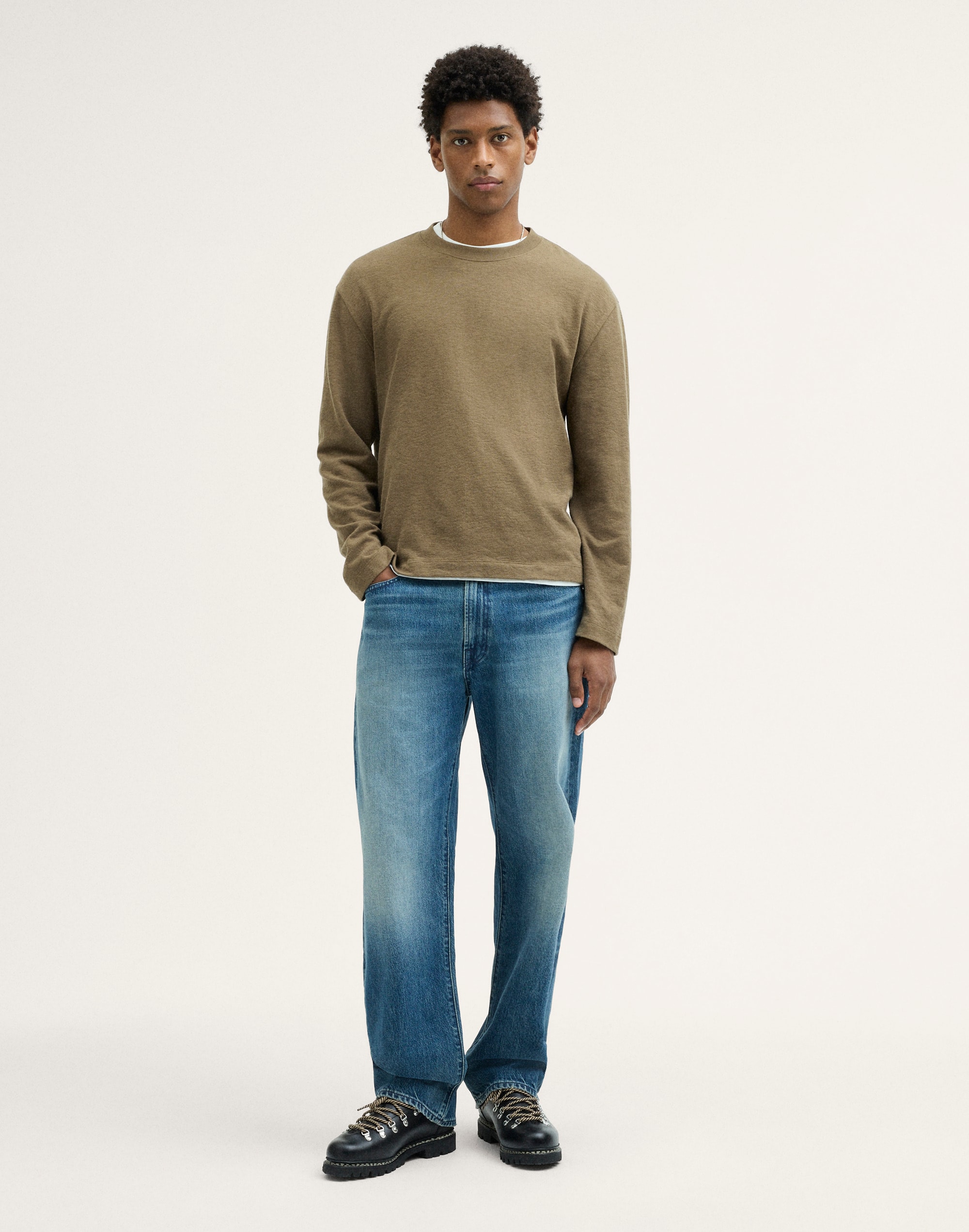 The Long-Sleeve Tee in Weekend Slub