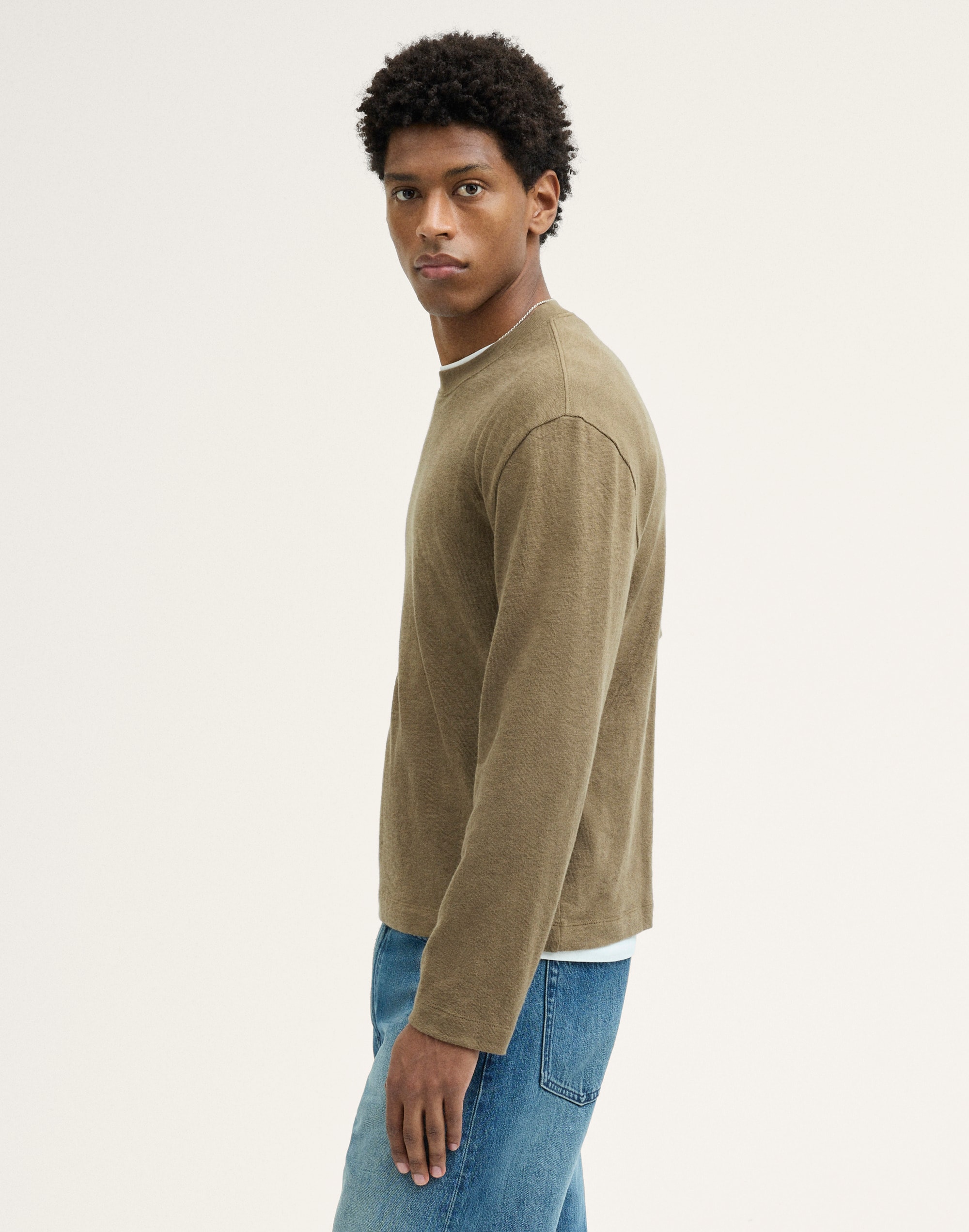 The Long-Sleeve Tee in Weekend Slub