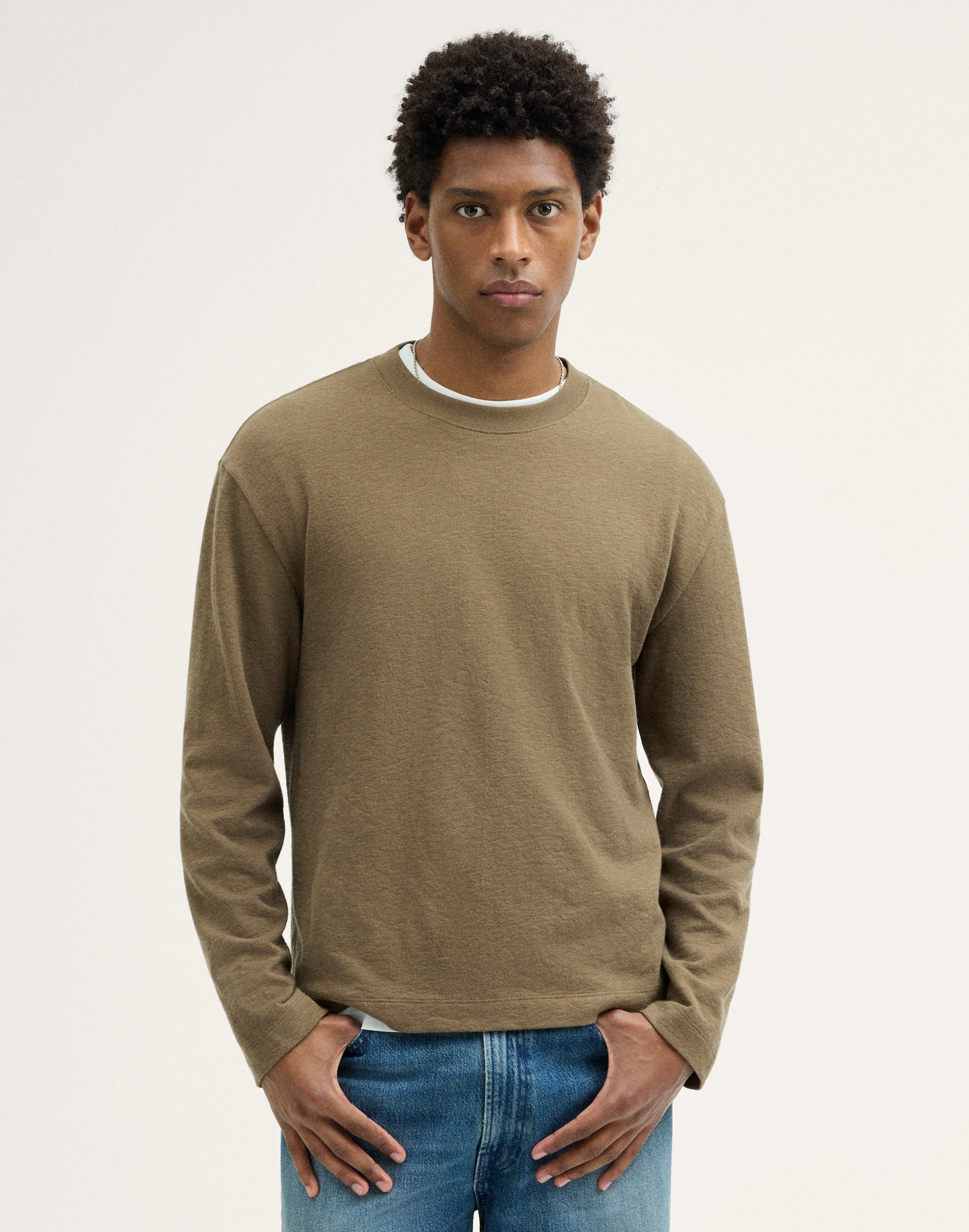 The Long-Sleeve Tee in Weekend Slub
