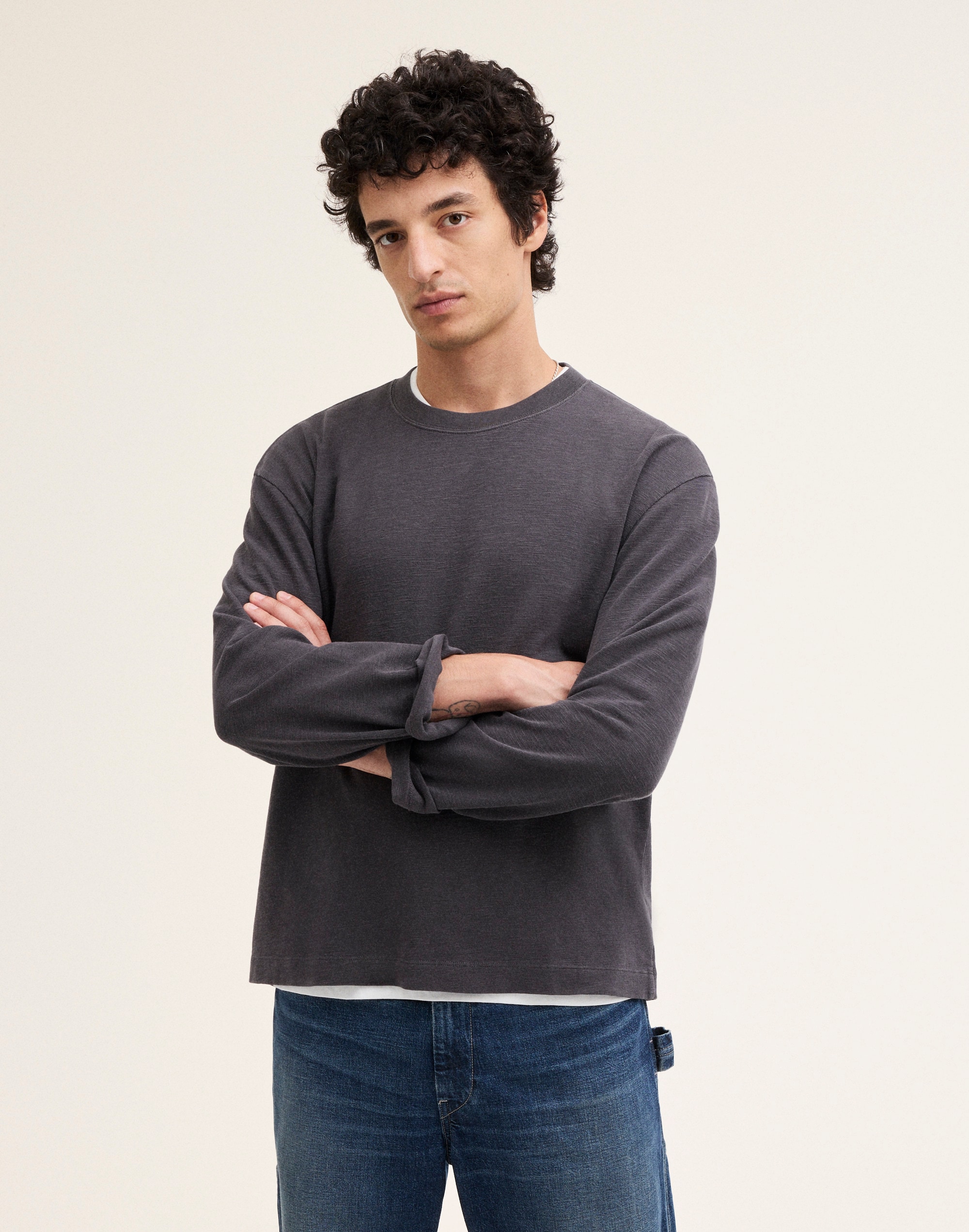 The Long-Sleeve Tee in Weekend Slub