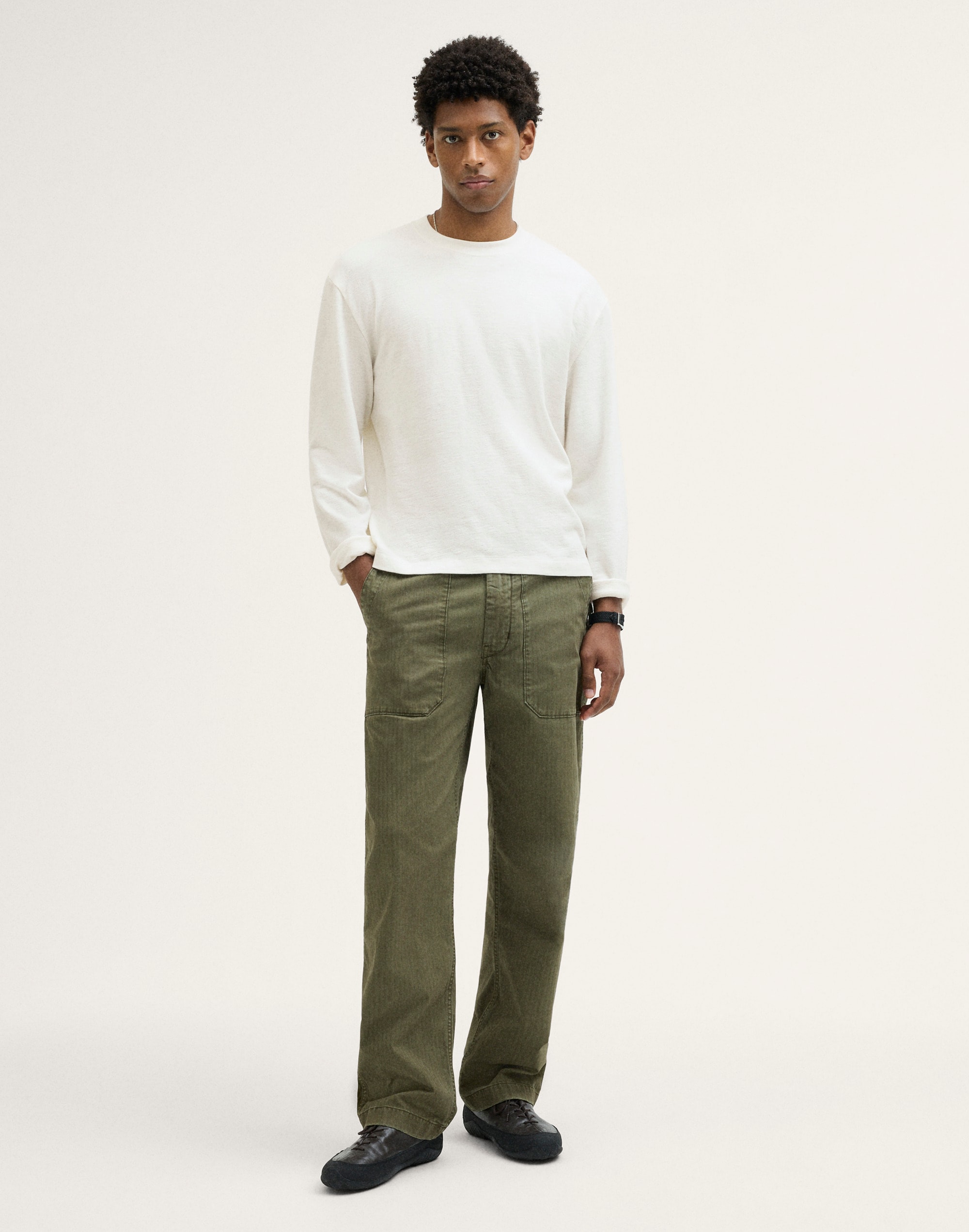 The Long-Sleeve Tee in Weekend Slub