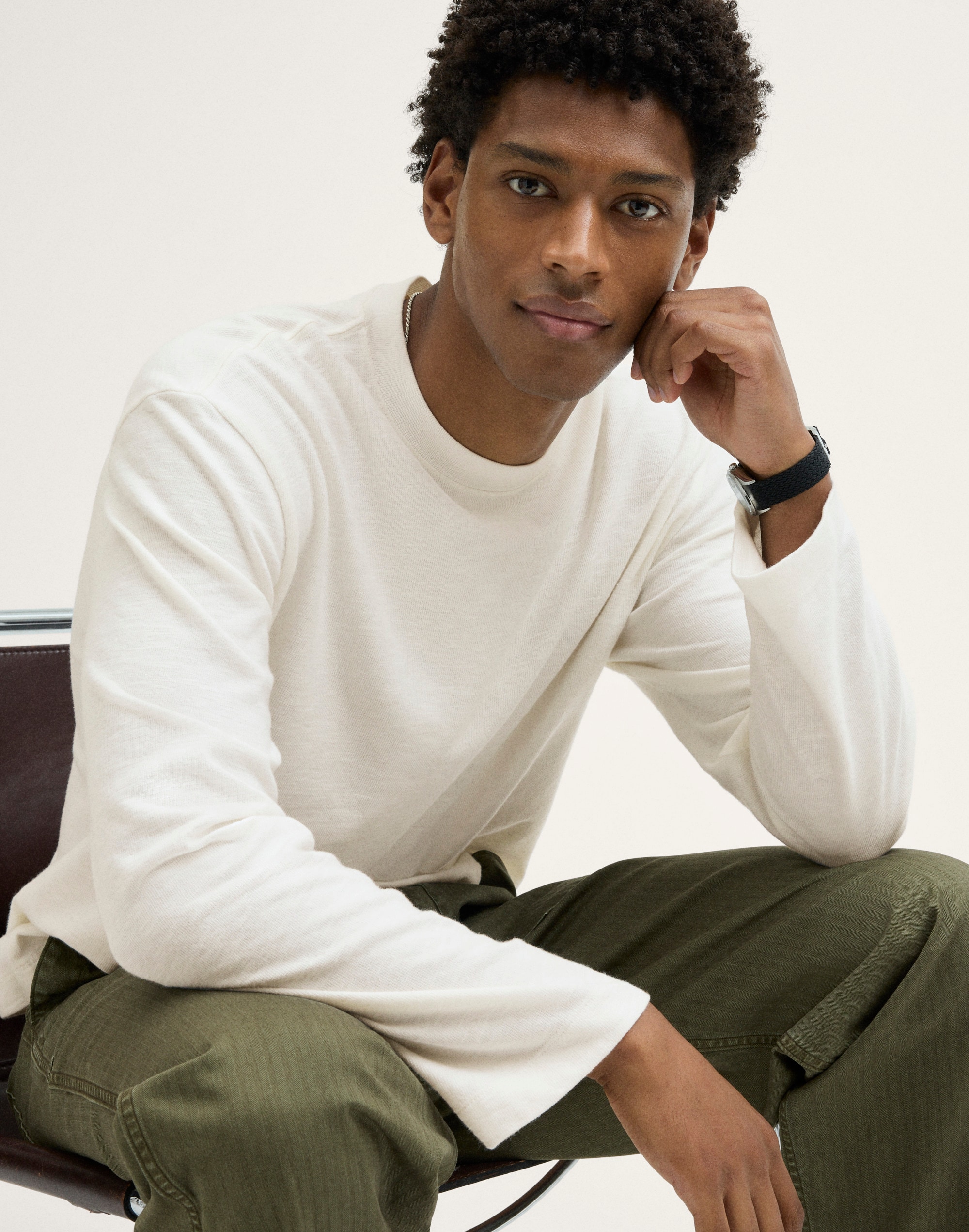 The Long-Sleeve Tee in Weekend Slub