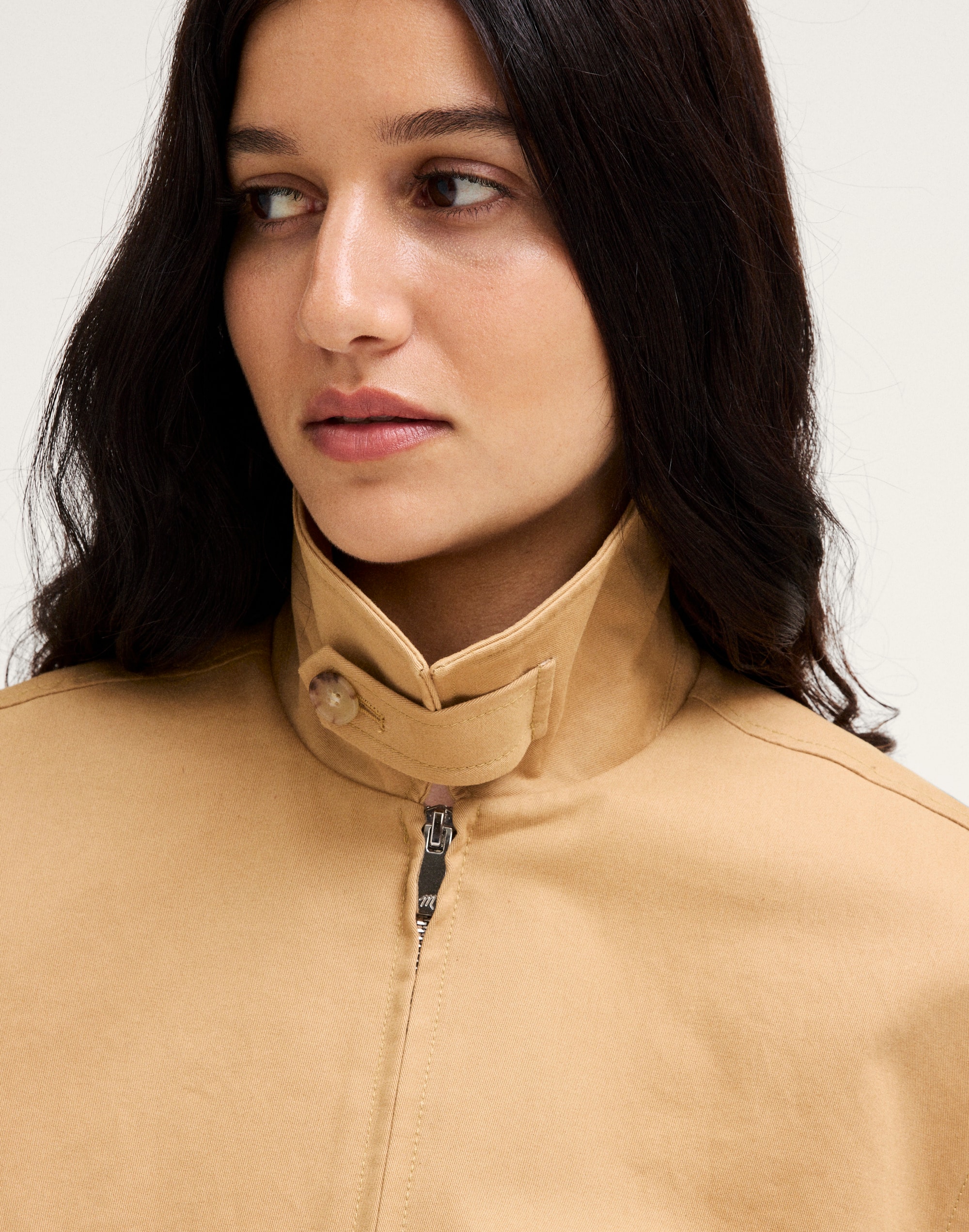 Relaxed Bomber Jacket Cotton Twill