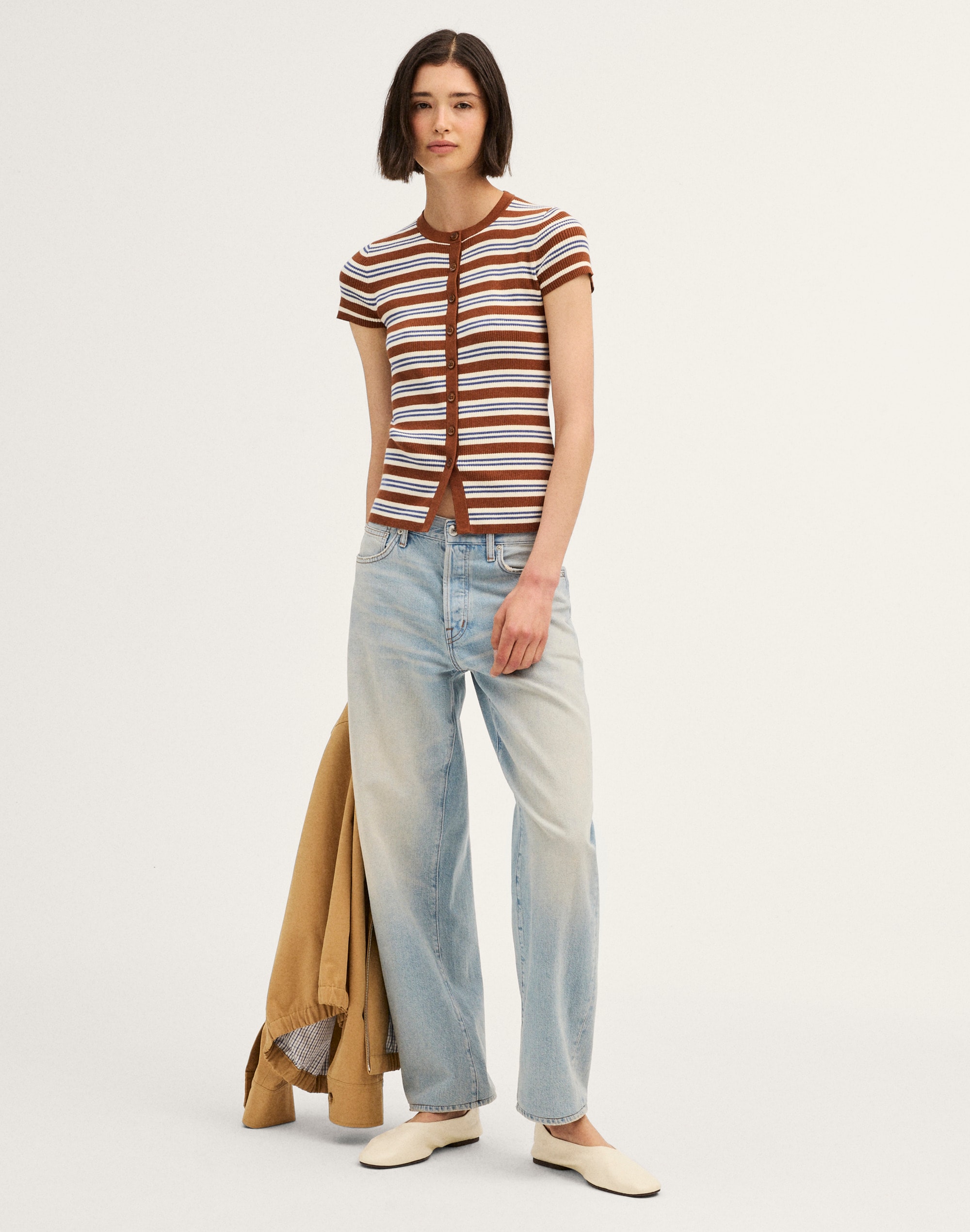 Short-Sleeve Cardigan