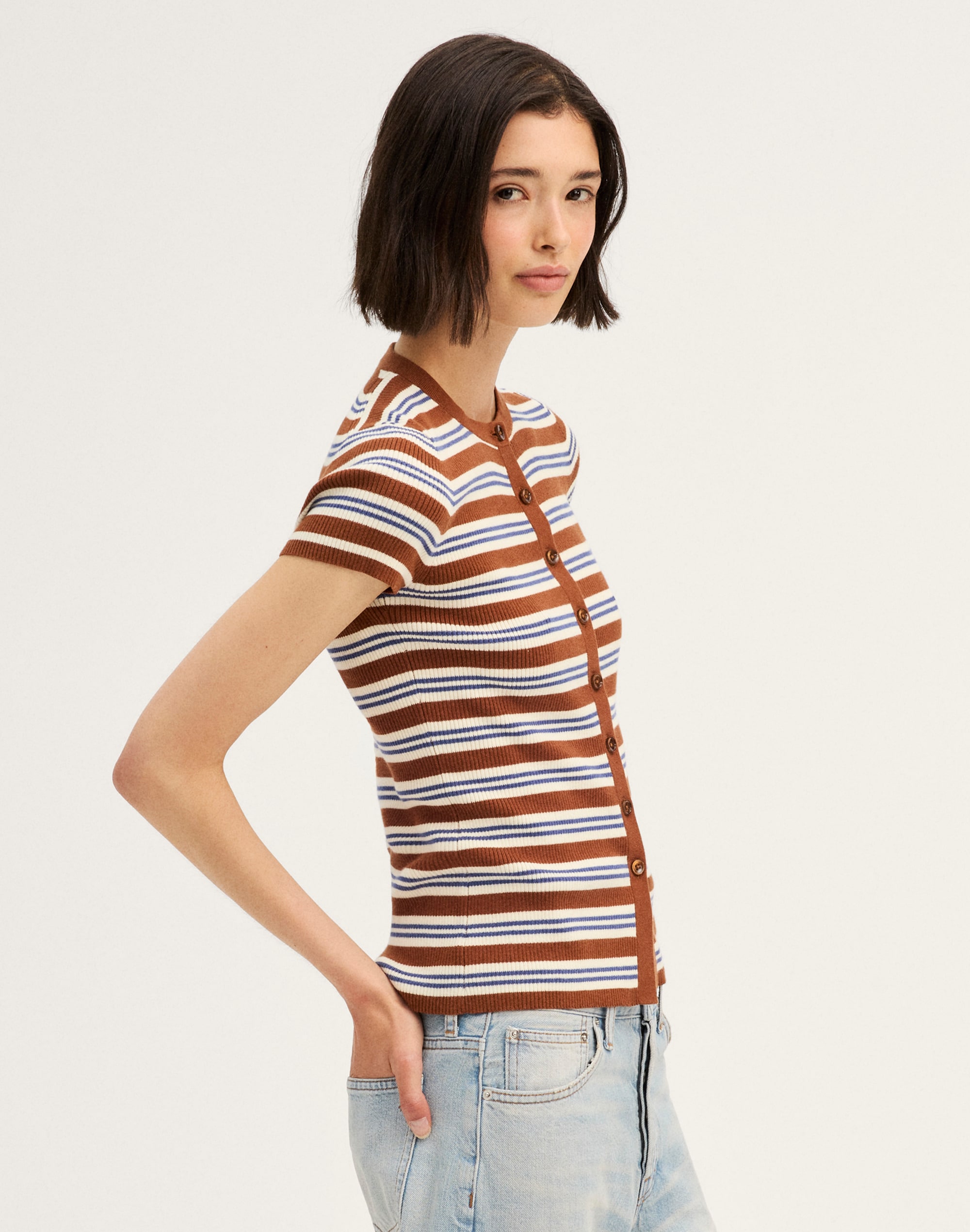Short-Sleeve Cardigan