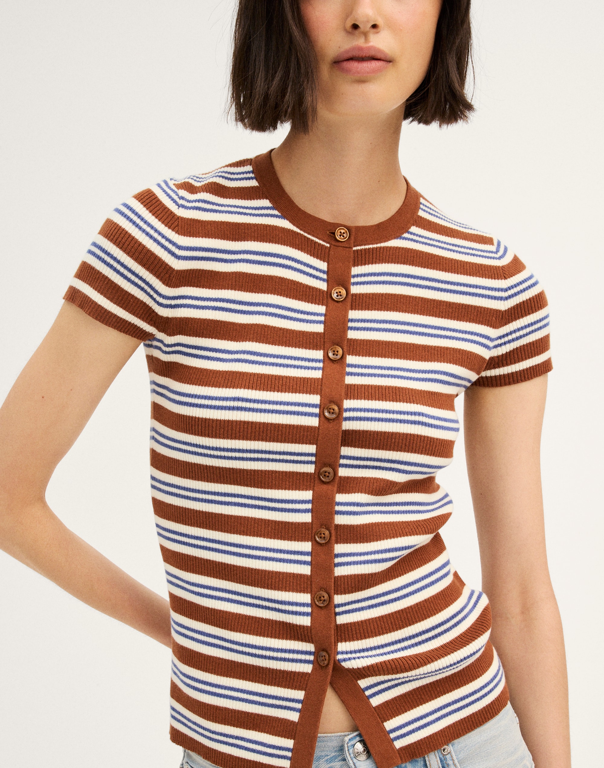 Short-Sleeve Cardigan