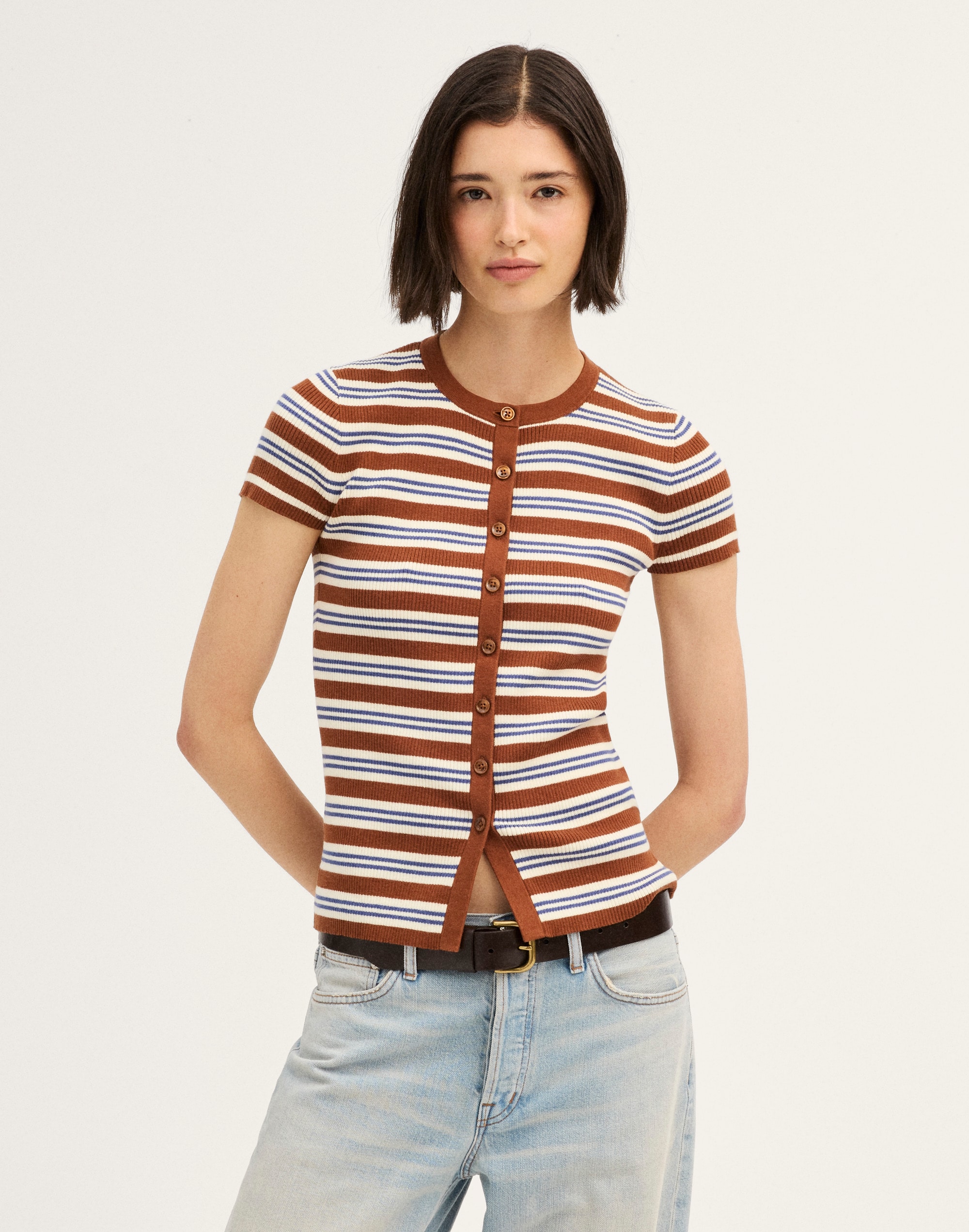 Short-Sleeve Cardigan