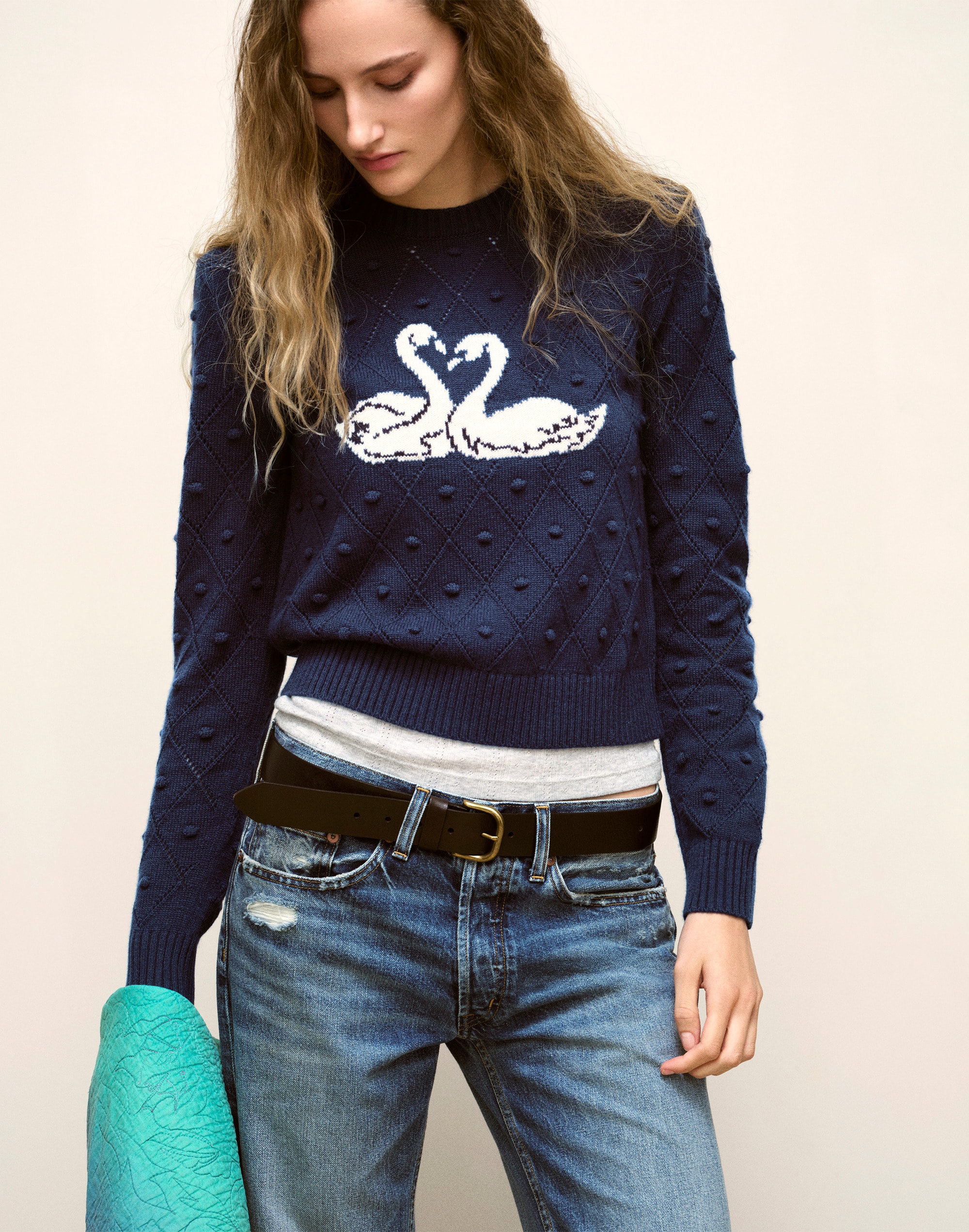 The Mila Sweater in 100% SoftWool by Madewell