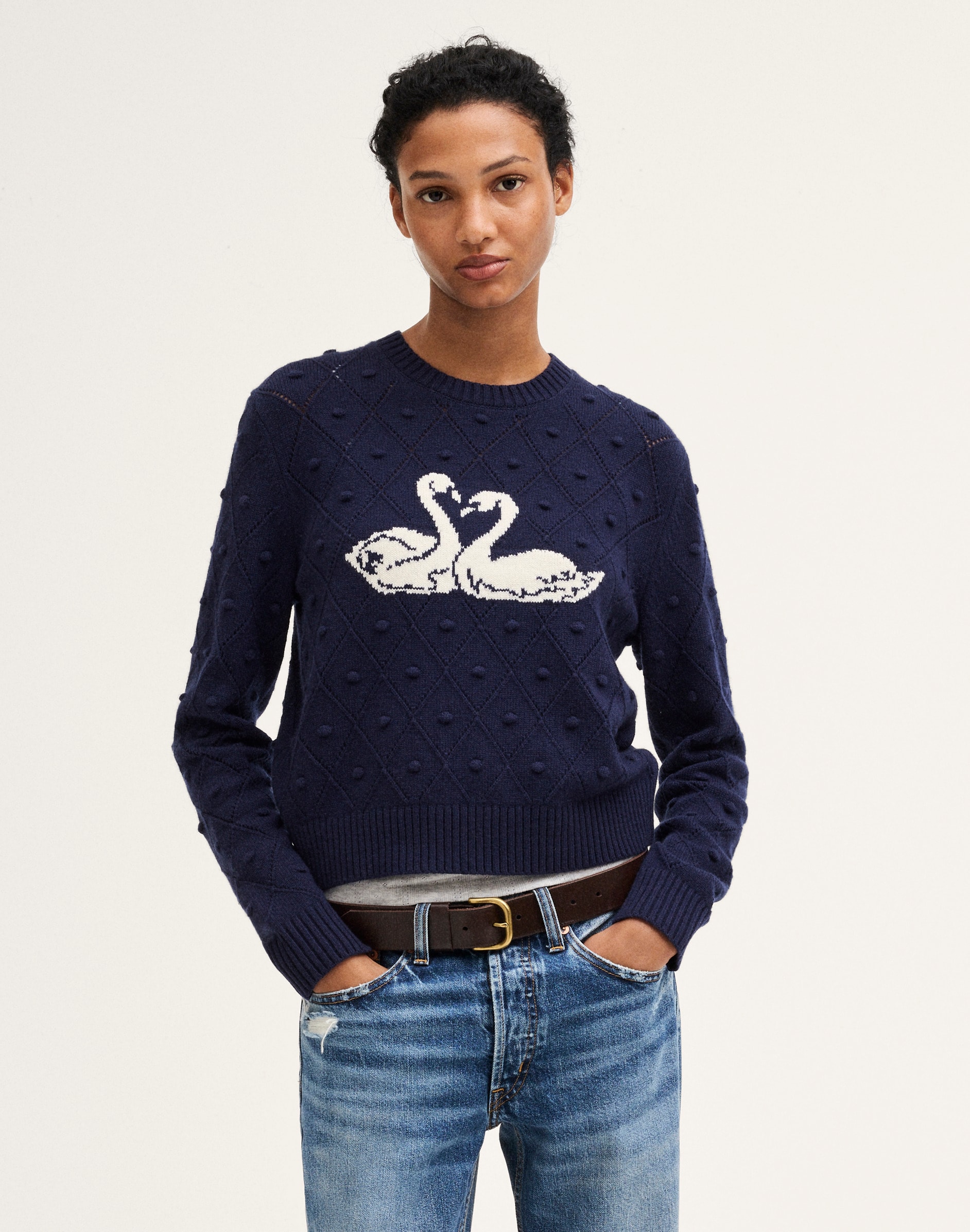 The Mila Sweater in 100% SoftWool