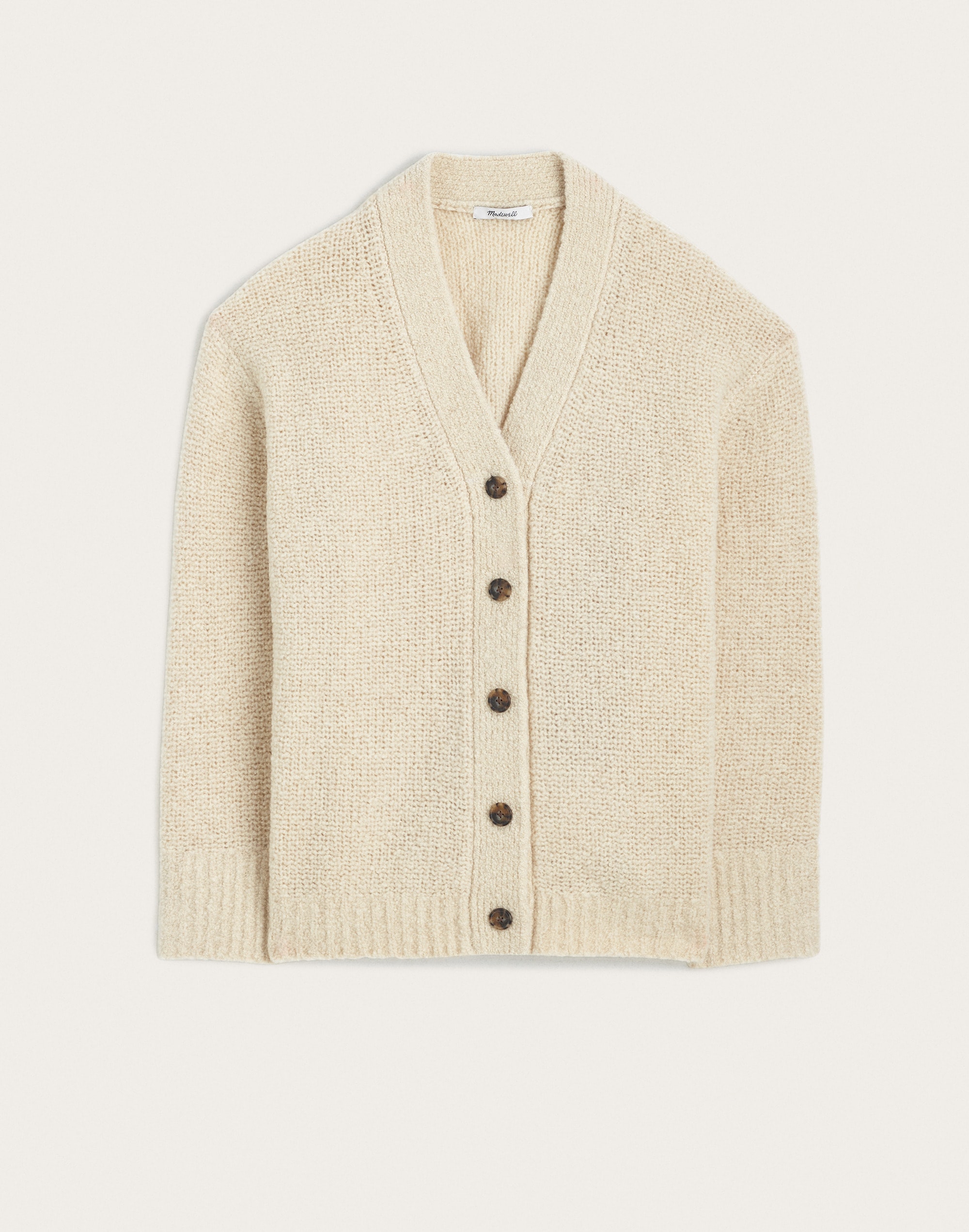 Oversize Boucl&eacute; Cardigan
