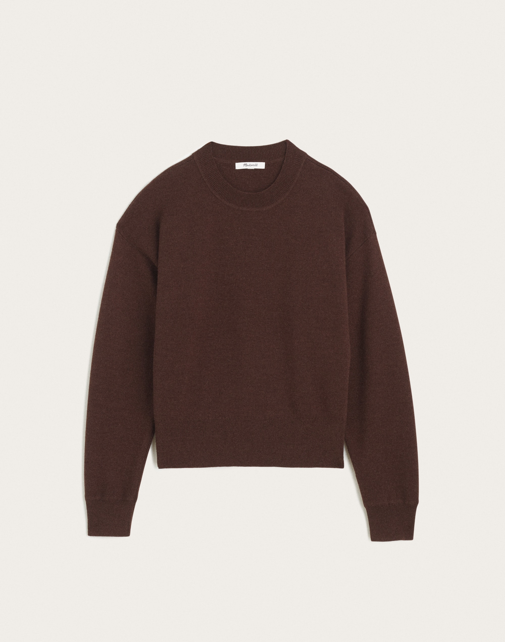 The Shae Crewneck Sweater in Merino-Silk Blend