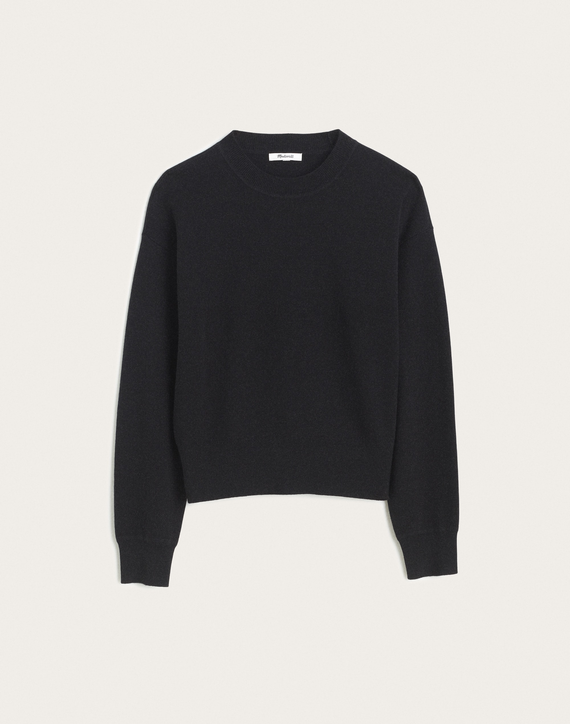 The Casey Crewneck Sweater in Merino-Silk Blend