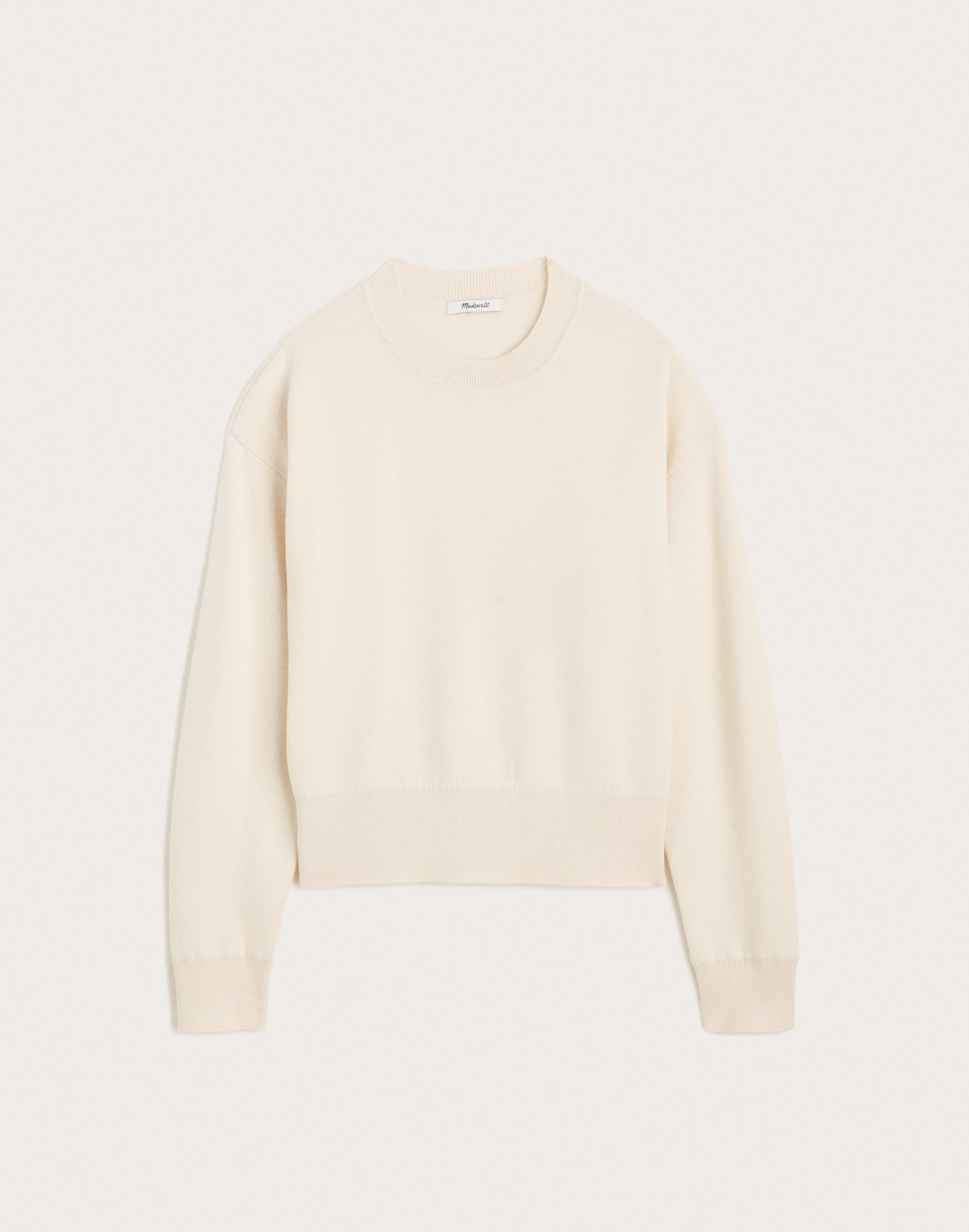 The Shae Crewneck Sweater in Merino-Silk Blend