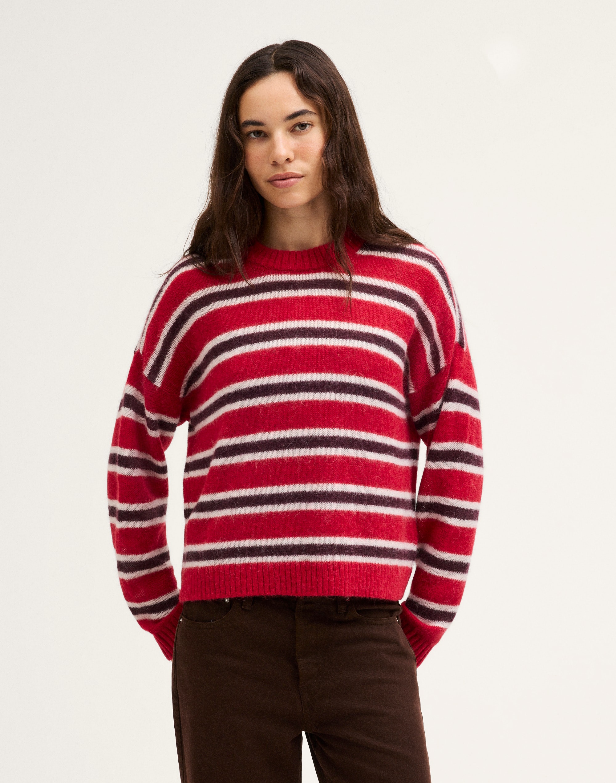 Crewneck Sweater in Alpaca Blend