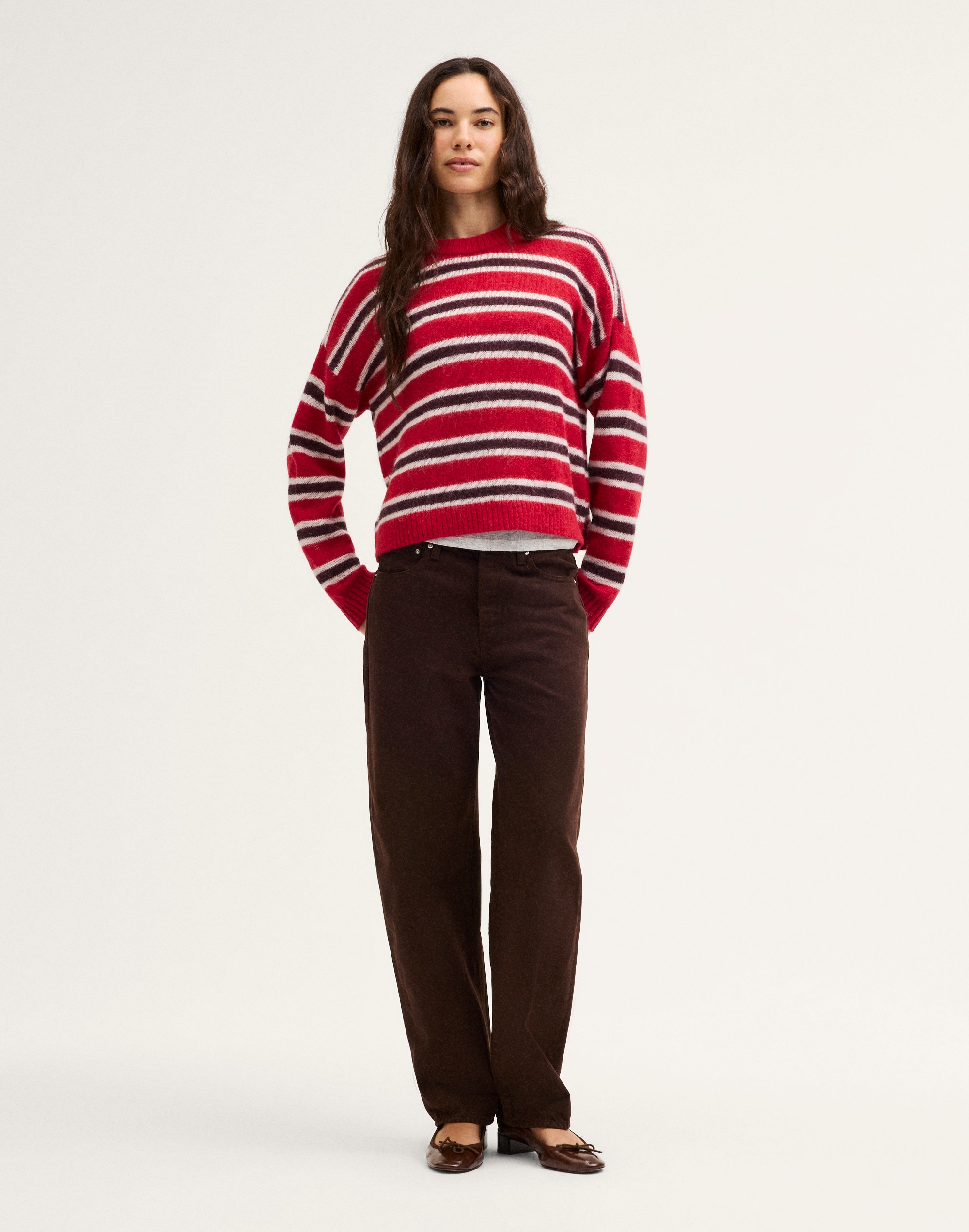 Crewneck Sweater in Alpaca Blend