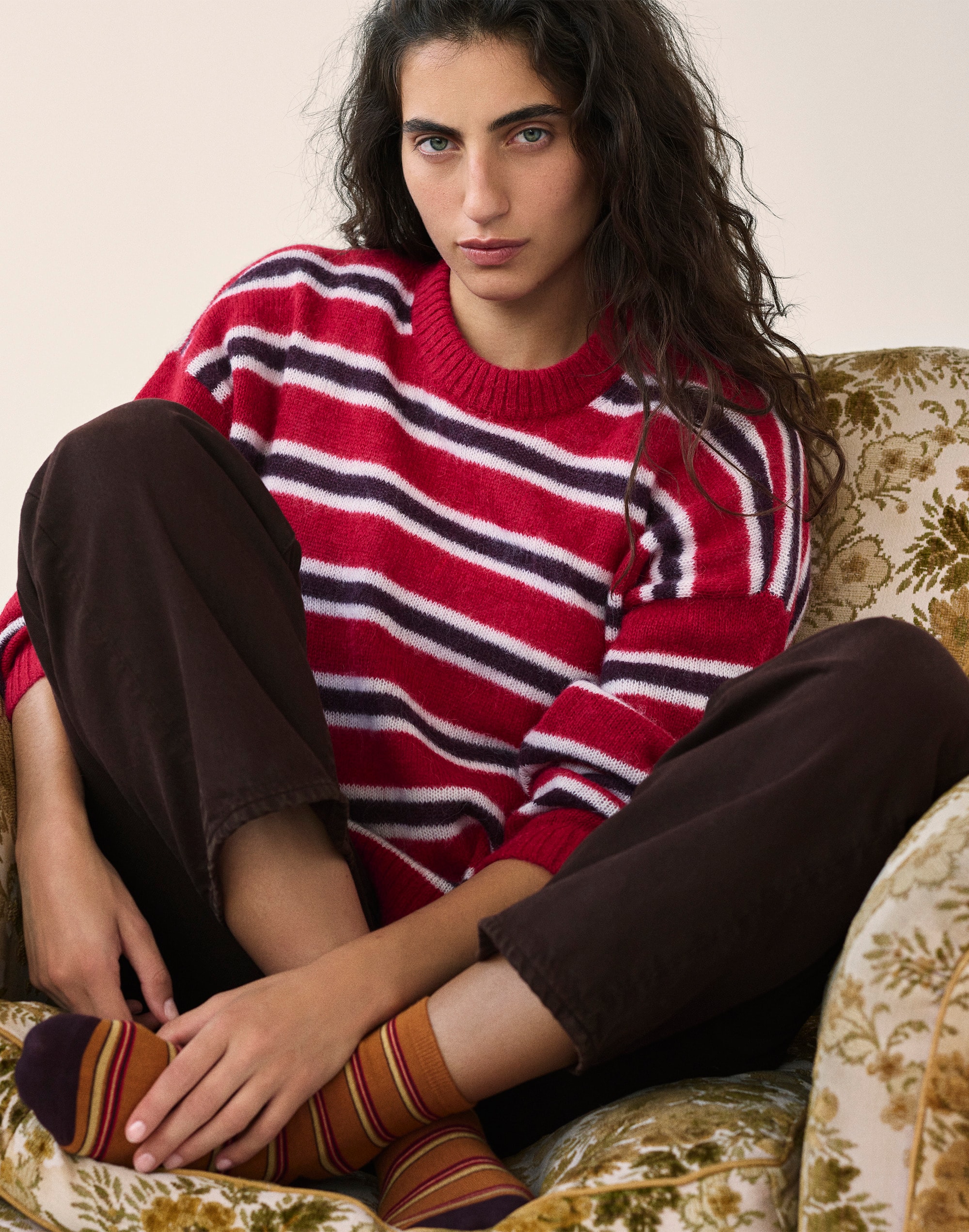Crewneck Sweater in Alpaca Blend